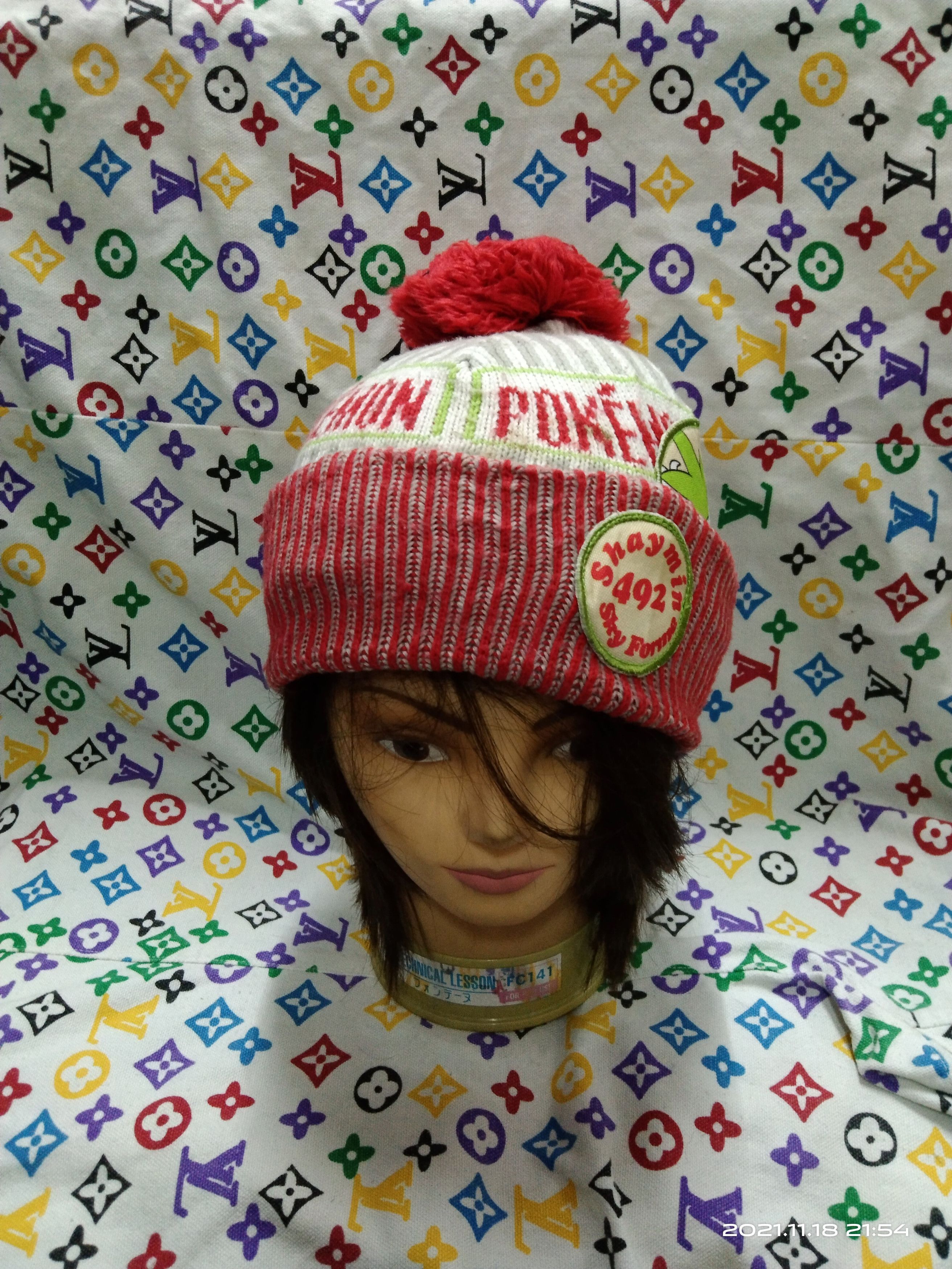 Cartoon Network JAPANESE ANIME CHARACTER HERO SPELLOUT POKEMON BEANIE Size ONE SIZE - 2 Thumbnail