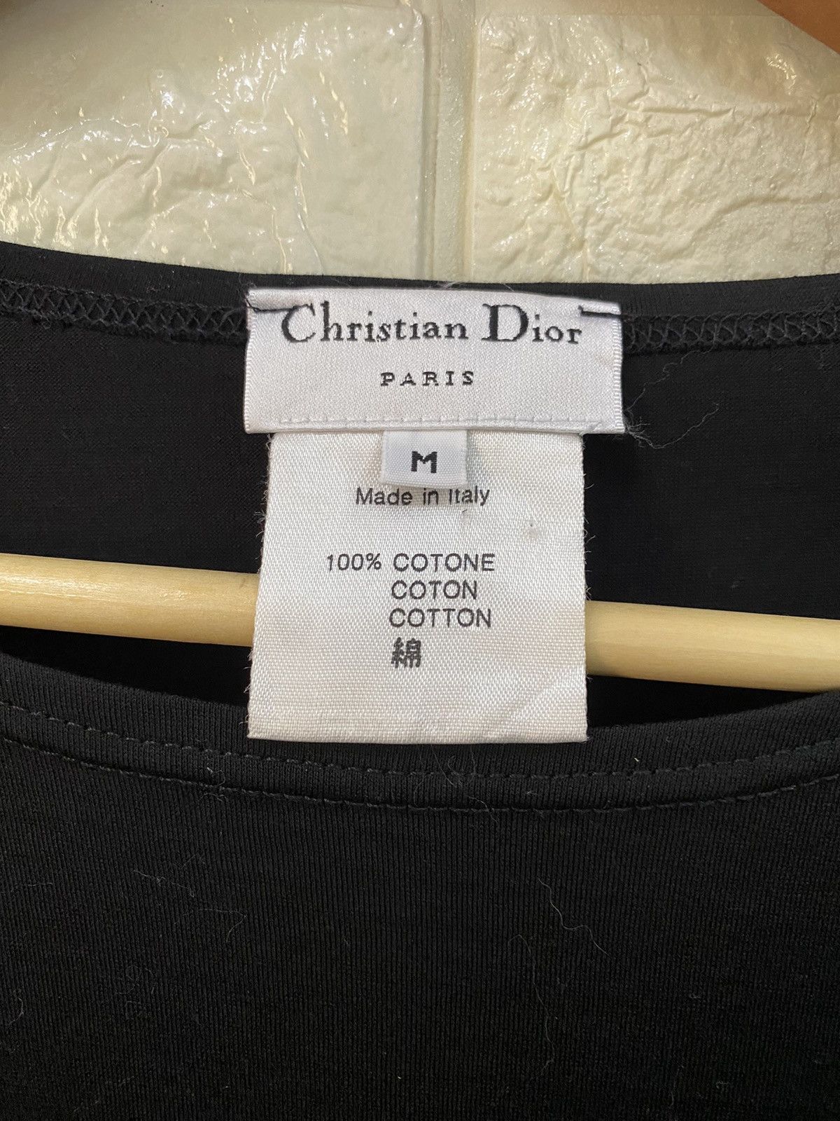Christian Dior Monsieur Christian Dior Paris Made Italy Black Shirt Size M / US 6-8 / IT 42-44 - 3 Thumbnail