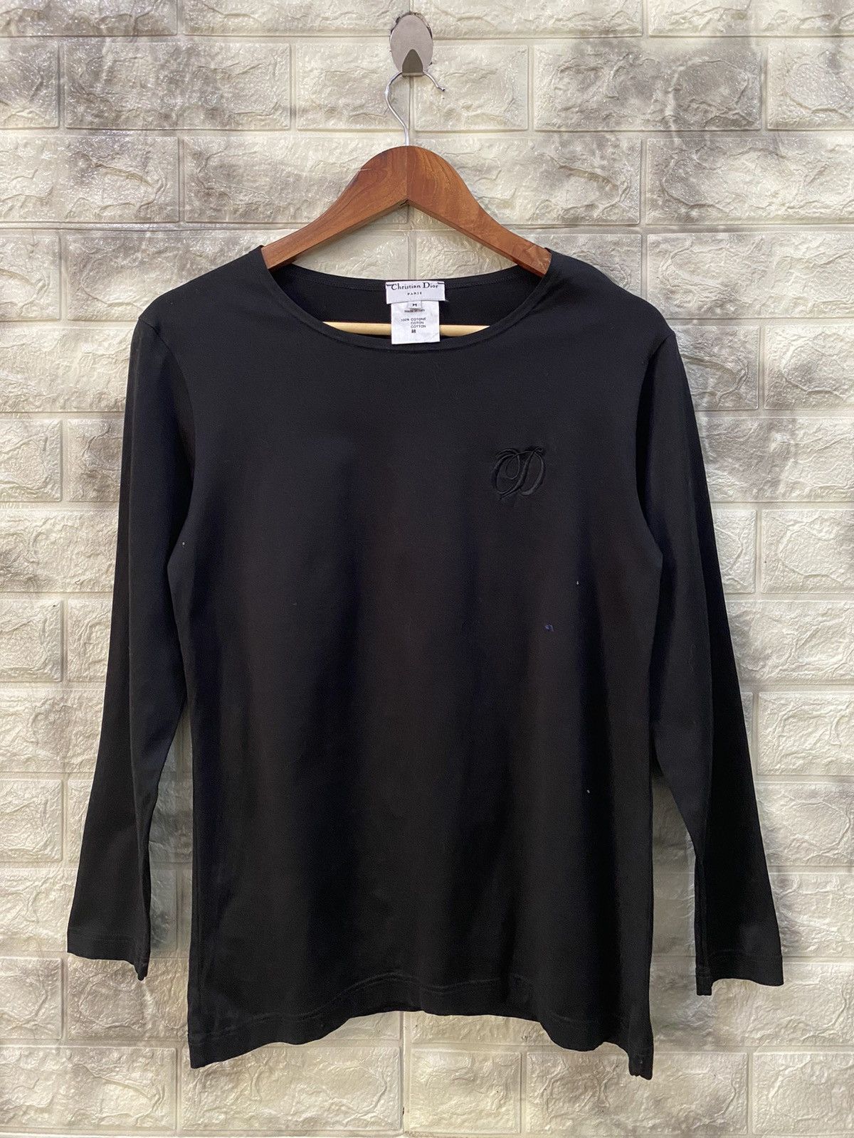 Christian Dior Monsieur Christian Dior Paris Made Italy Black Shirt Size M / US 6-8 / IT 42-44 - 1 Thumbnail