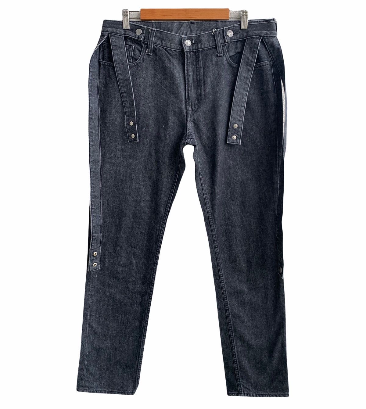 Japanese Brand Japanese Brand Kim jones X Gu Denim Jeans Size US 34 / EU 50 - 3 Thumbnail