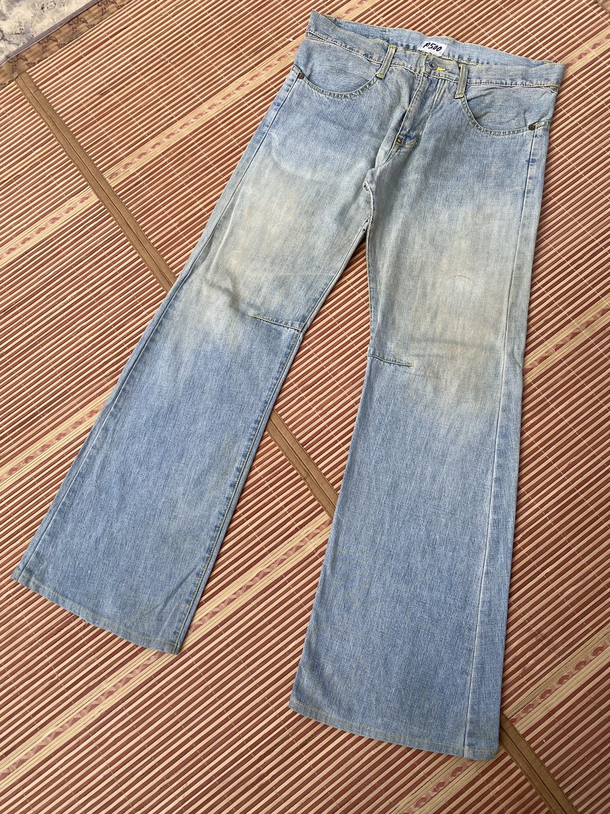 Michiko Koshino London Vintage Yen Japan Flare Pant Size US 33 - 2 Thumbnail