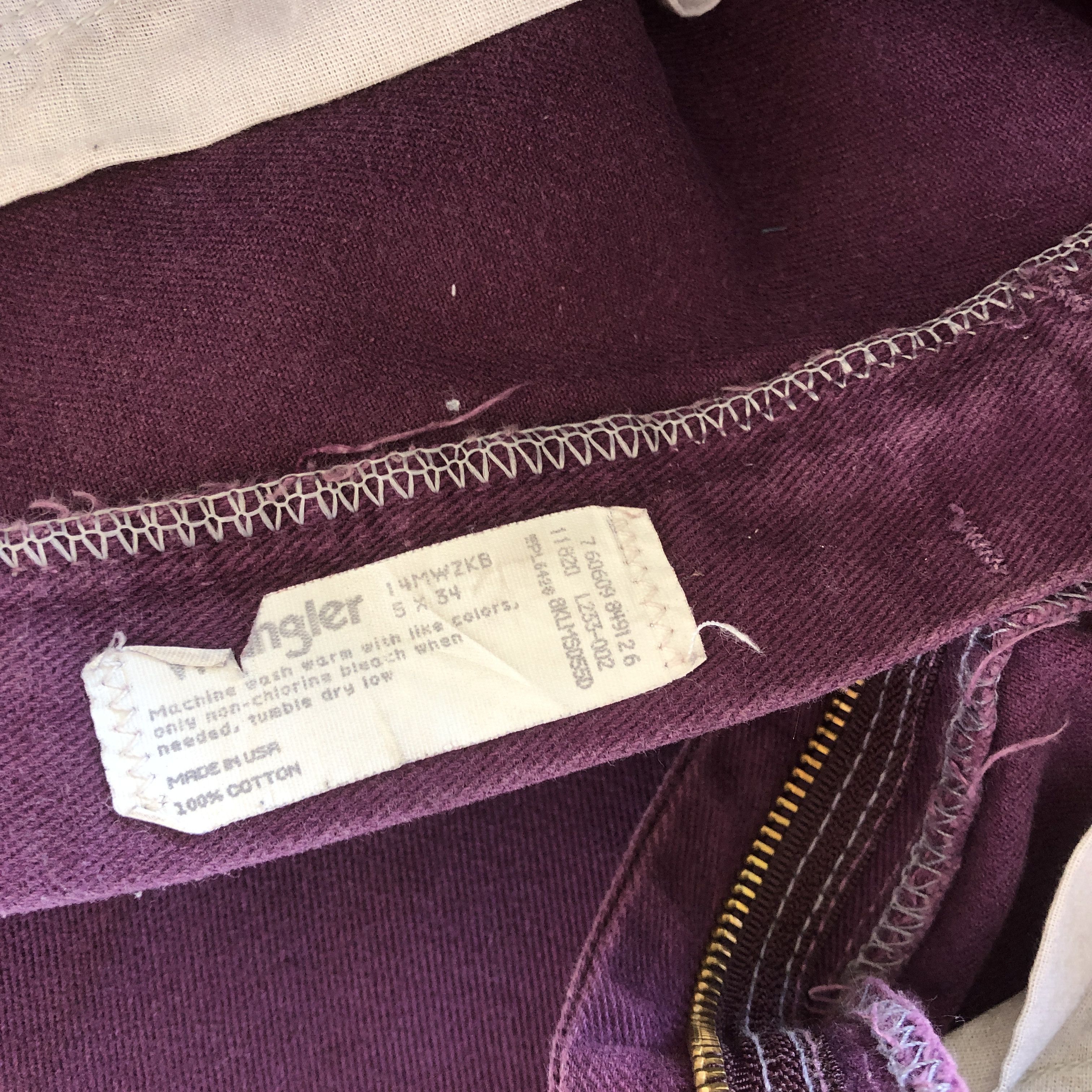 Wrangler Vintage Wrangler Jeans Purple Wrangler Denim Trousers Pants Size 26" / US 2 / IT 38 - 11 Thumbnail