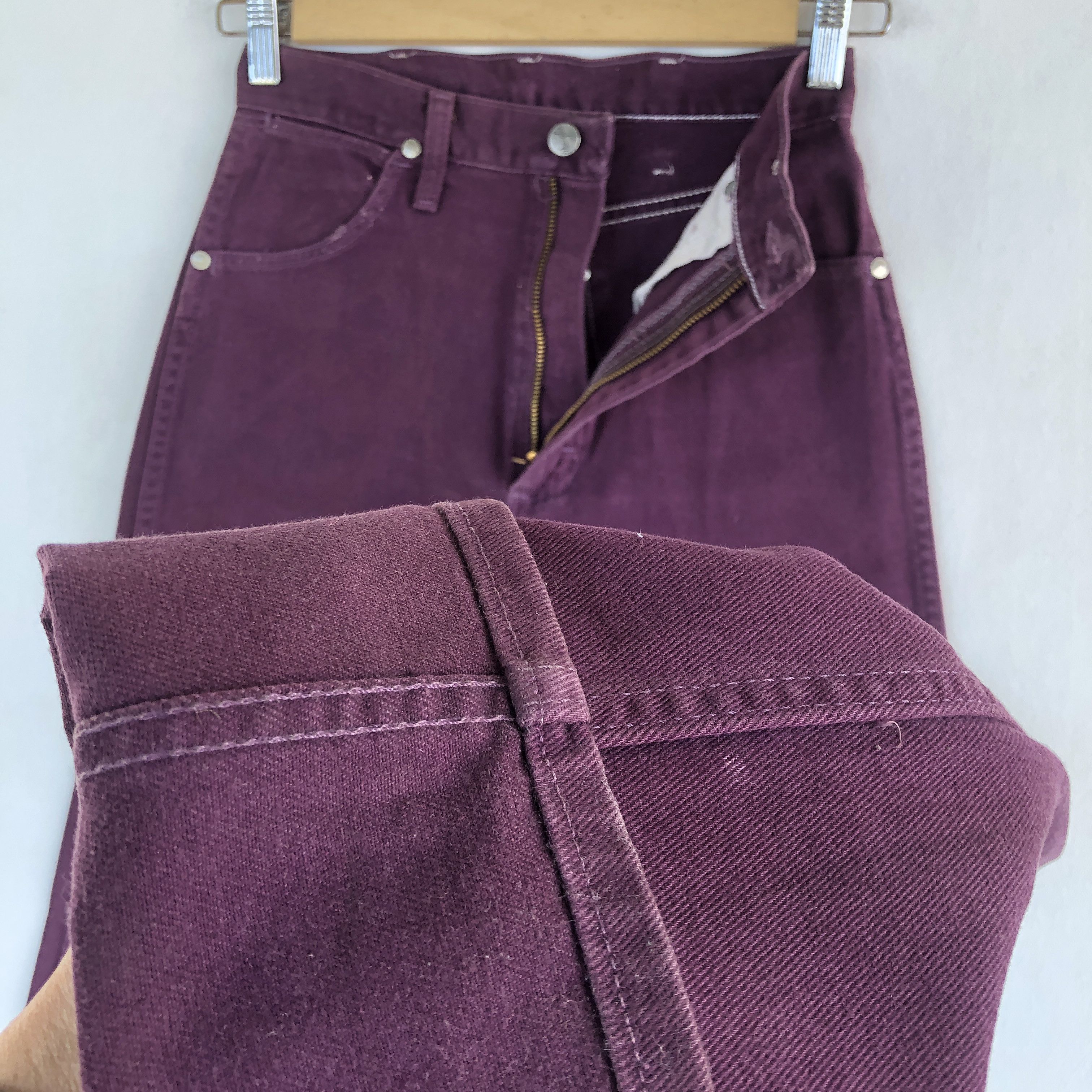 Wrangler Vintage Wrangler Jeans Purple Wrangler Denim Trousers Pants Size 26" / US 2 / IT 38 - 10 Thumbnail