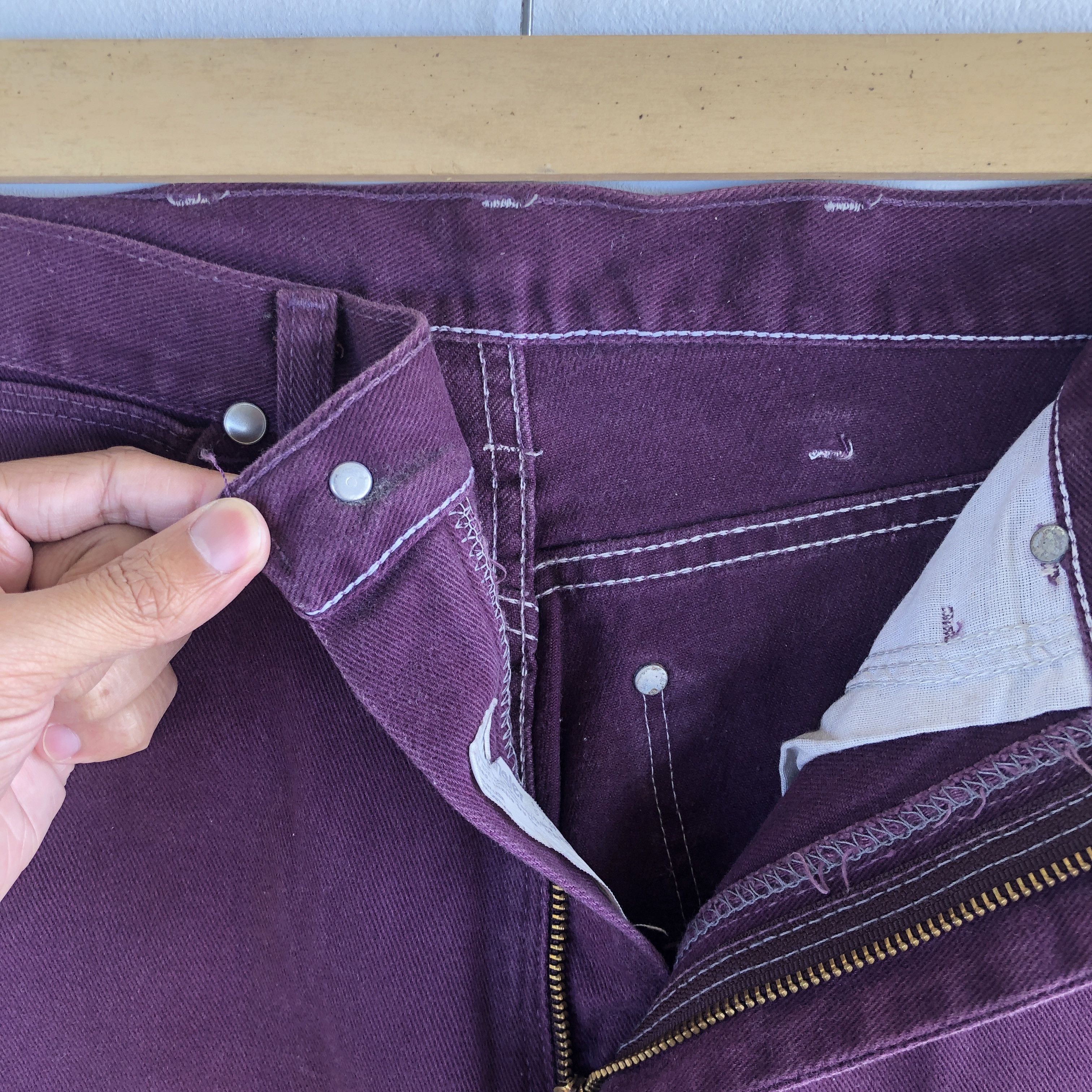 Wrangler Vintage Wrangler Jeans Purple Wrangler Denim Trousers Pants Size 26" / US 2 / IT 38 - 9 Thumbnail