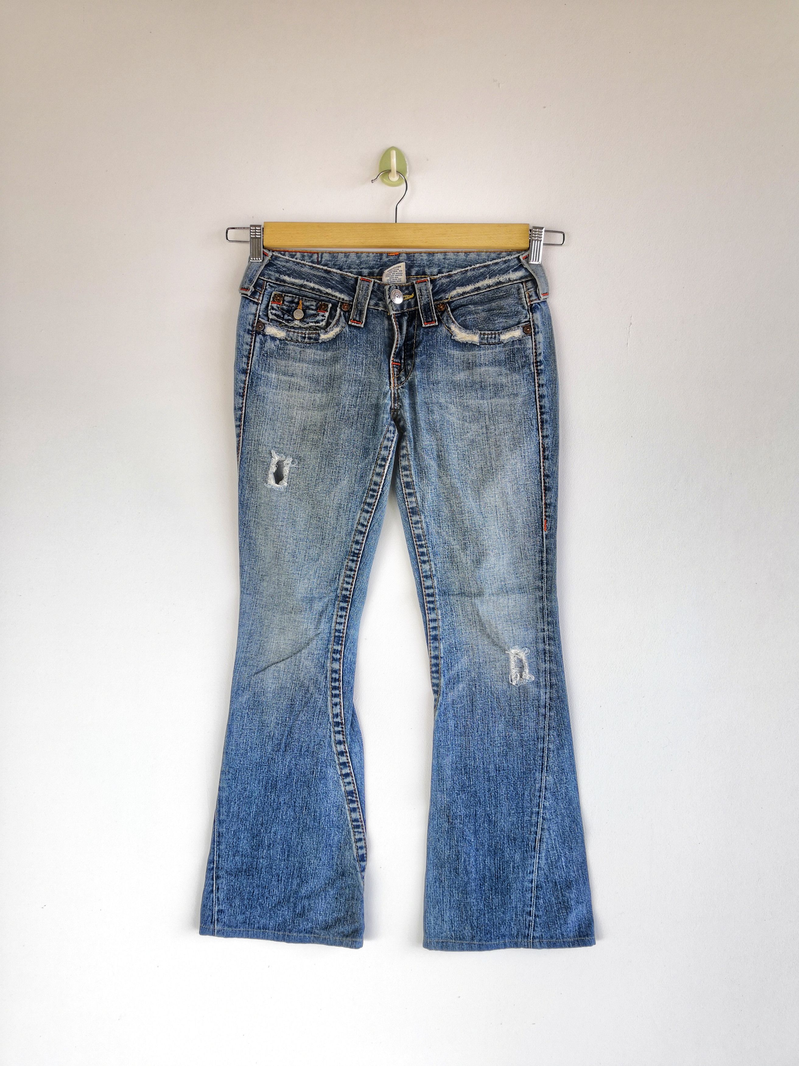 Japanese Brand True Religion Denim Flared True Religion Jeans Pants Size 28" / US 6 / IT 42 - 1 Thumbnail