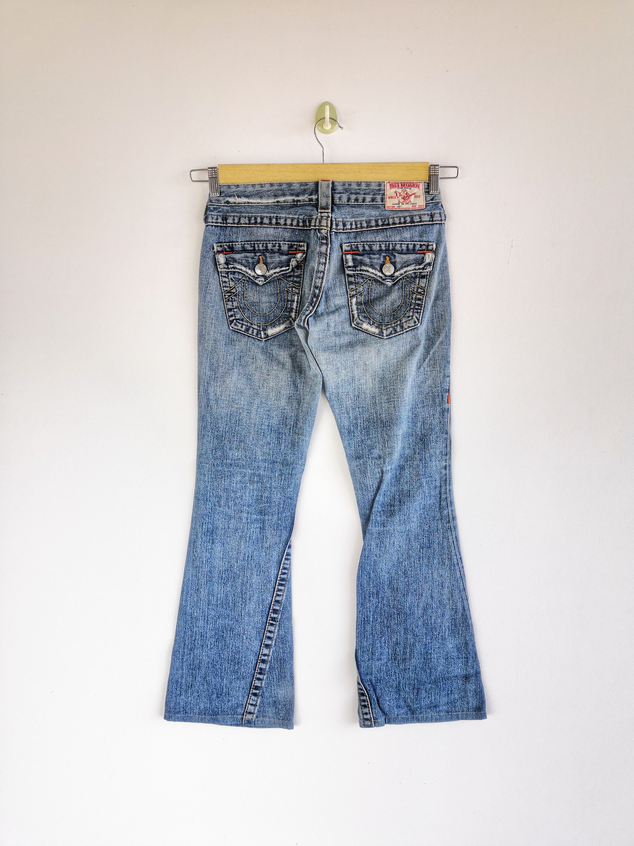 Japanese Brand True Religion Denim Flared True Religion Jeans Pants Size 28" / US 6 / IT 42 - 2 Thumbnail