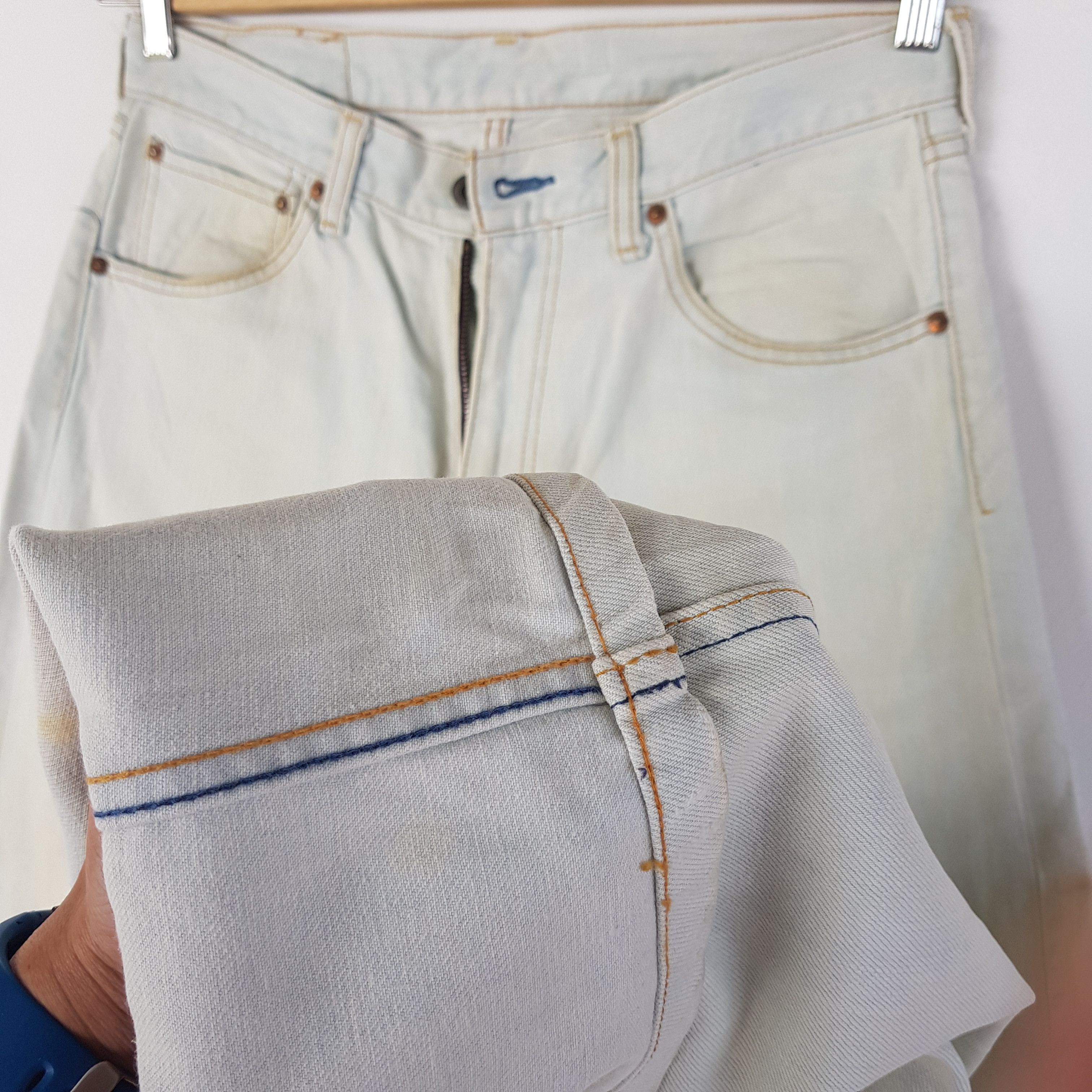 Levi's Vintage Levi's Dirty Light Wash Jeans Levis 503 Denim Pants Size US 30 / EU 46 - 10 Thumbnail