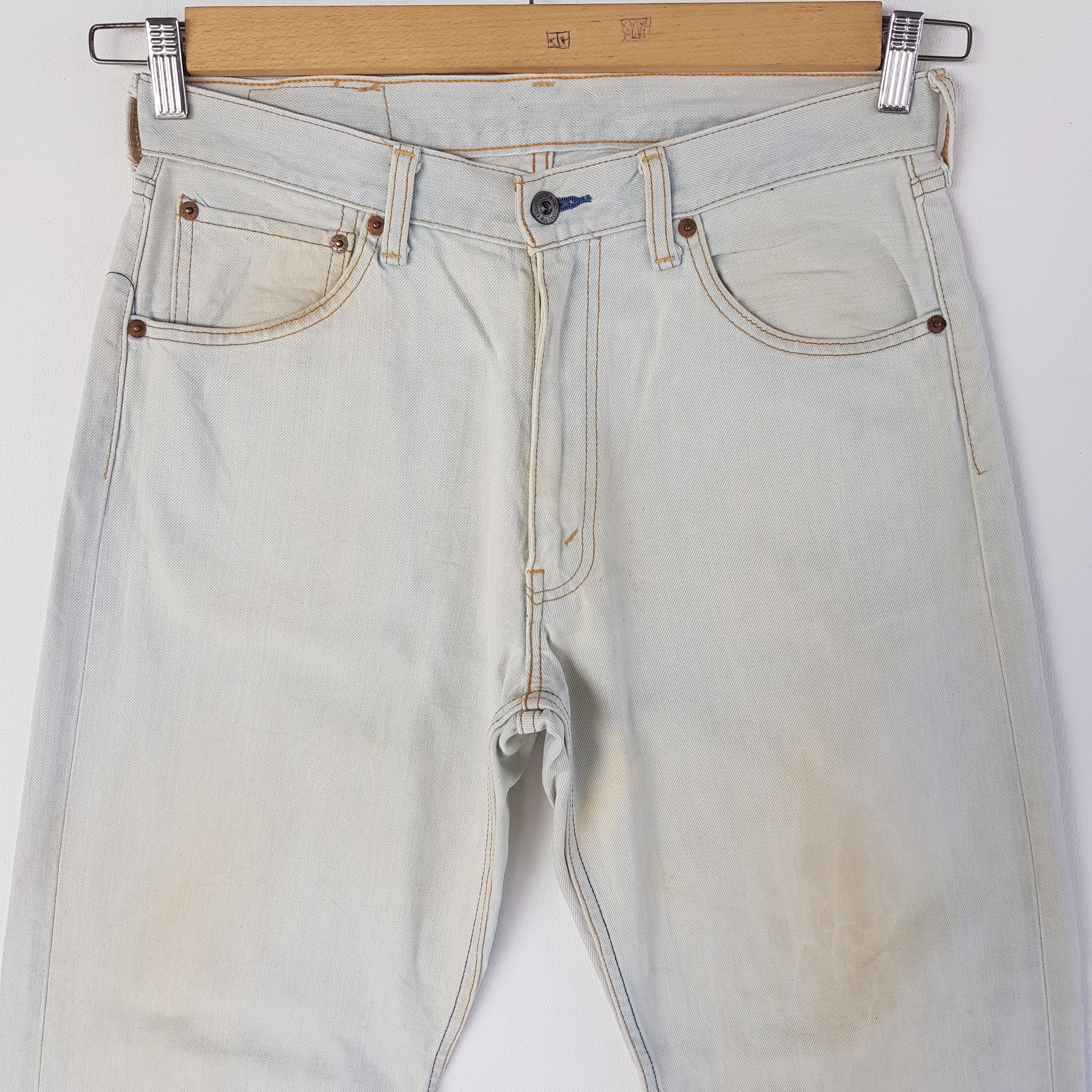 Levi's Vintage Levi's Dirty Light Wash Jeans Levis 503 Denim Pants Size US 30 / EU 46 - 4 Thumbnail