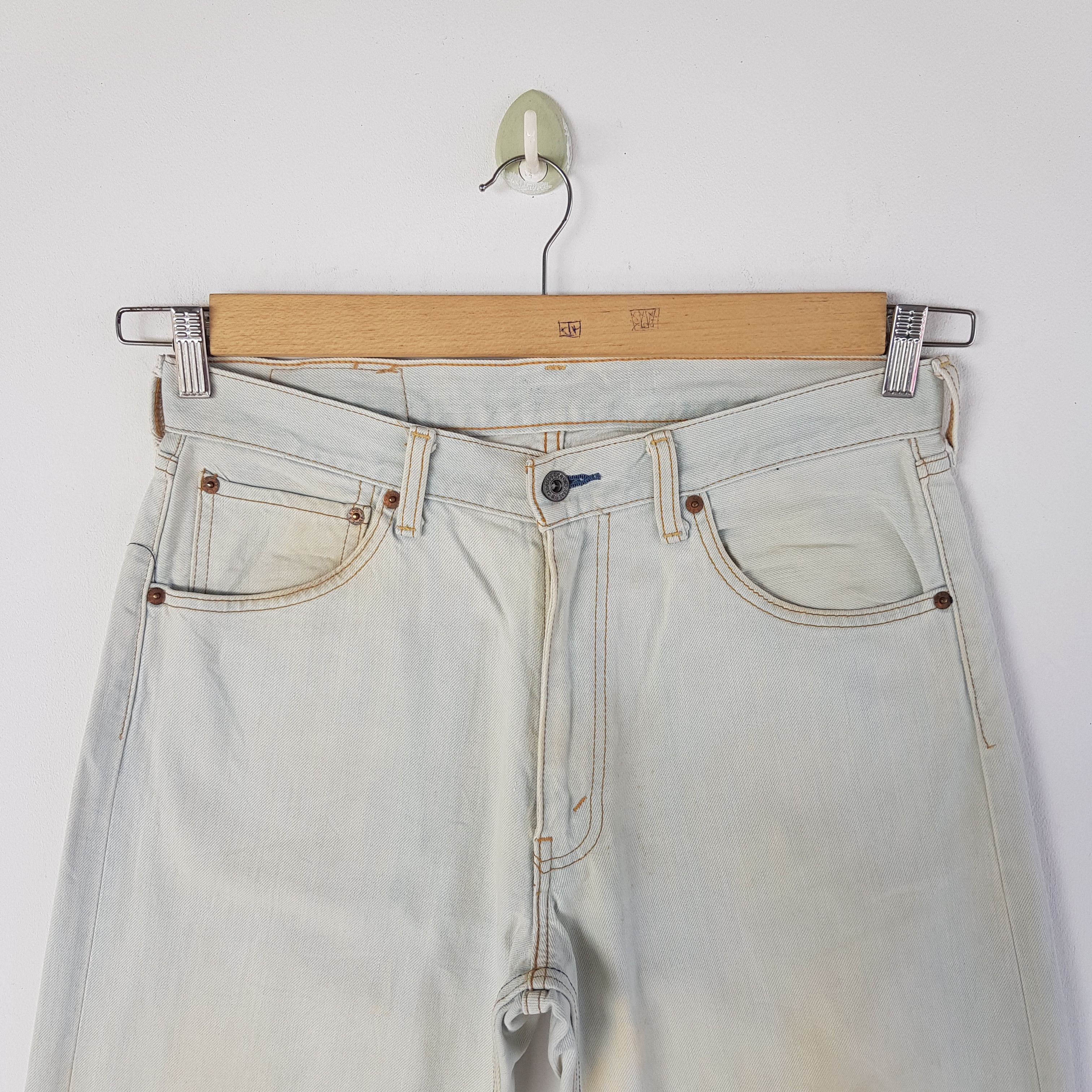 Levi's Vintage Levi's Dirty Light Wash Jeans Levis 503 Denim Pants Size US 30 / EU 46 - 3 Thumbnail