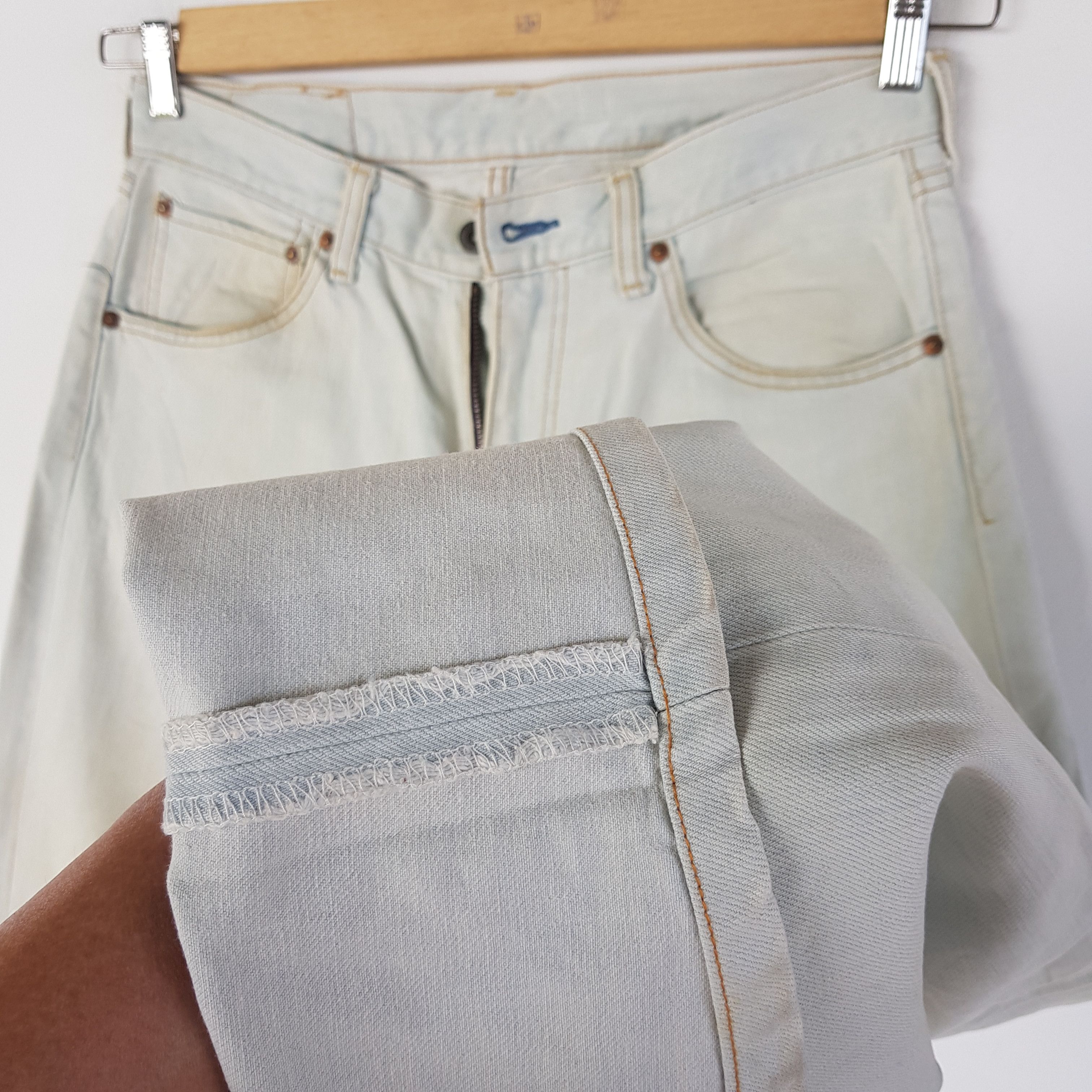 Levi's Vintage Levi's Dirty Light Wash Jeans Levis 503 Denim Pants Size US 30 / EU 46 - 9 Thumbnail