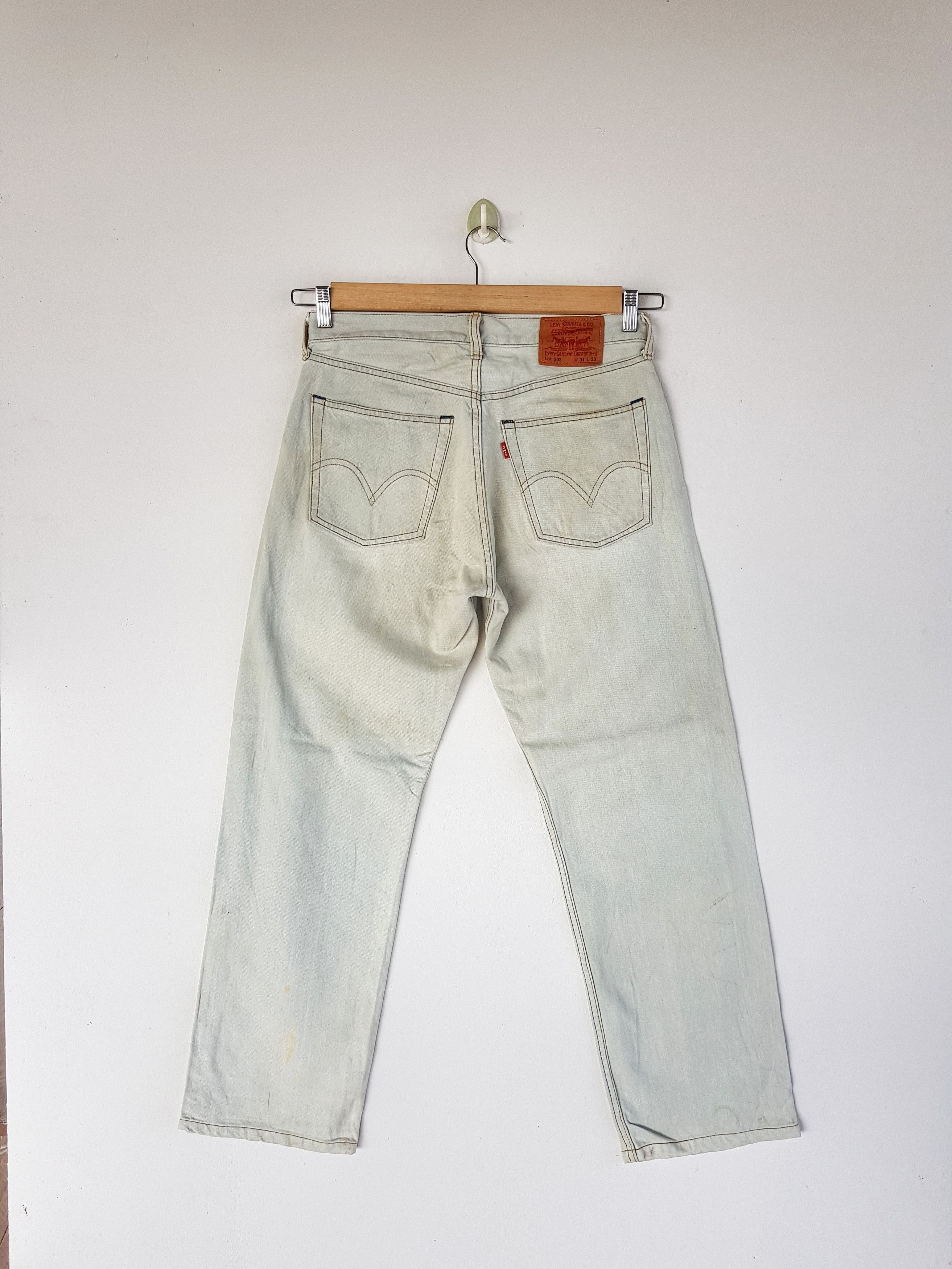 Levi's Vintage Levi's Dirty Light Wash Jeans Levis 503 Denim Pants Size US 30 / EU 46 - 2 Thumbnail