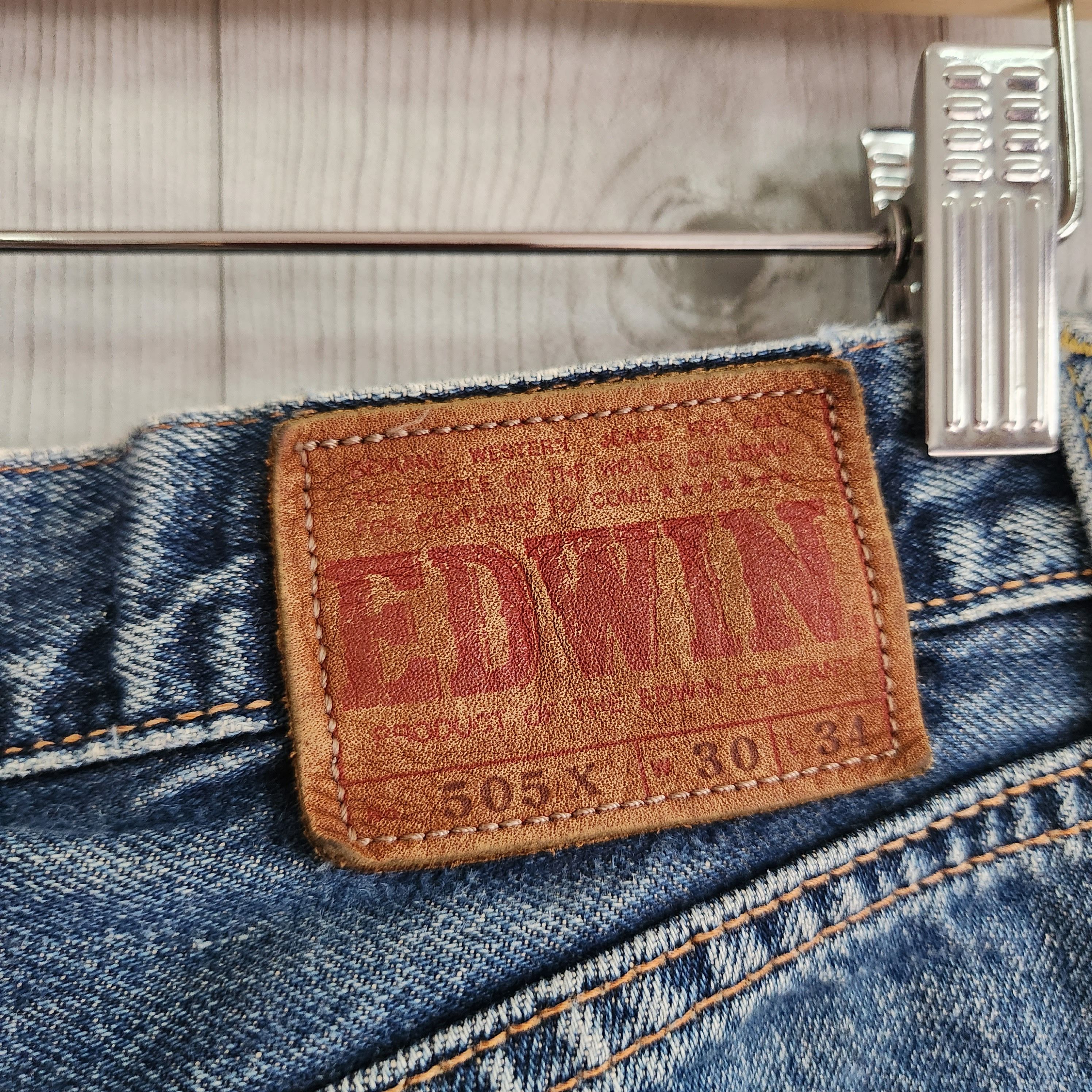 Edwin Vintage Distressed Edwin Redline Selvedge Jeans Size US 30 / EU 46 - 12 Thumbnail