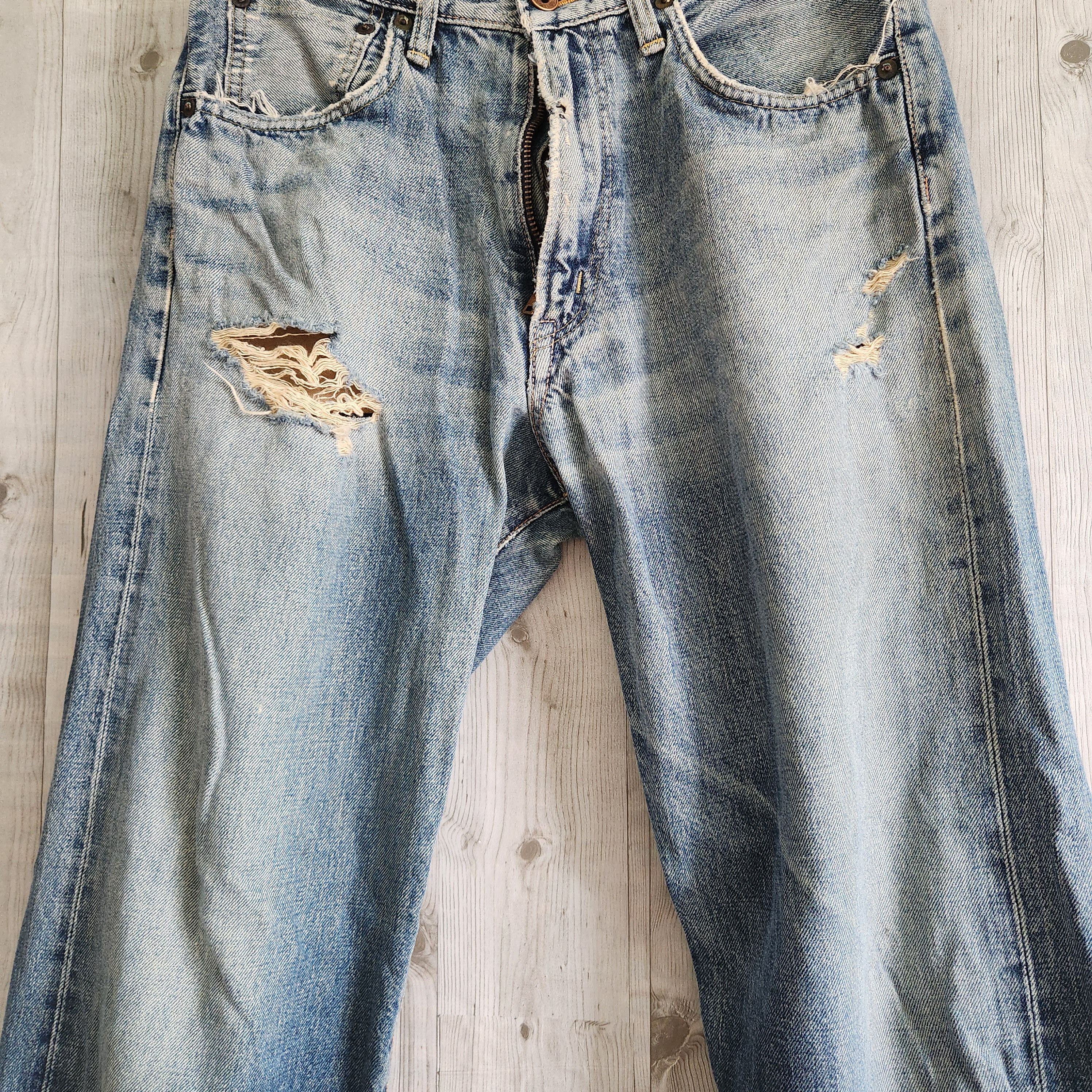 Edwin Vintage Distressed Edwin Redline Selvedge Jeans Size US 30 / EU 46 - 17 Thumbnail