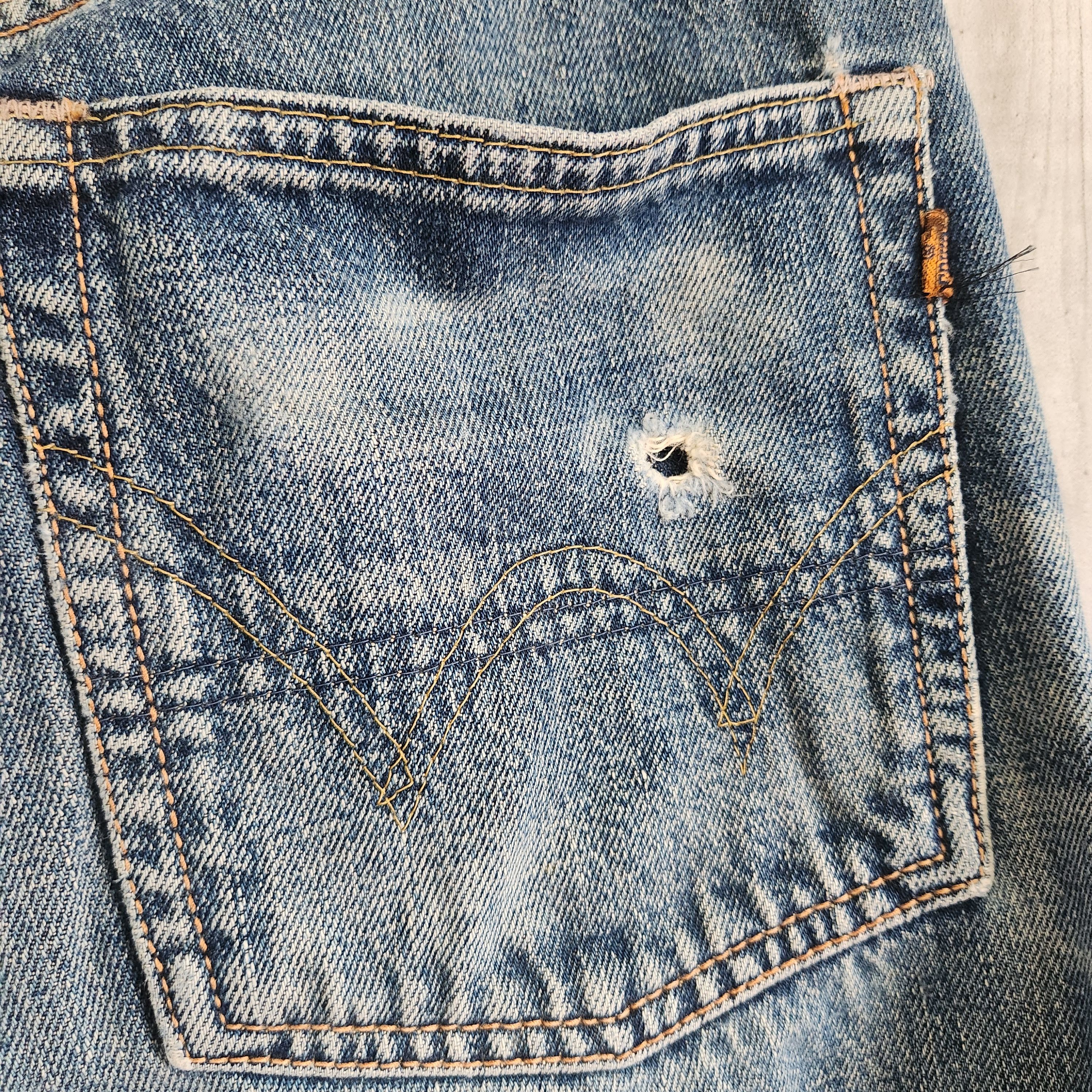 Edwin Vintage Distressed Edwin Redline Selvedge Jeans Size US 30 / EU 46 - 11 Thumbnail