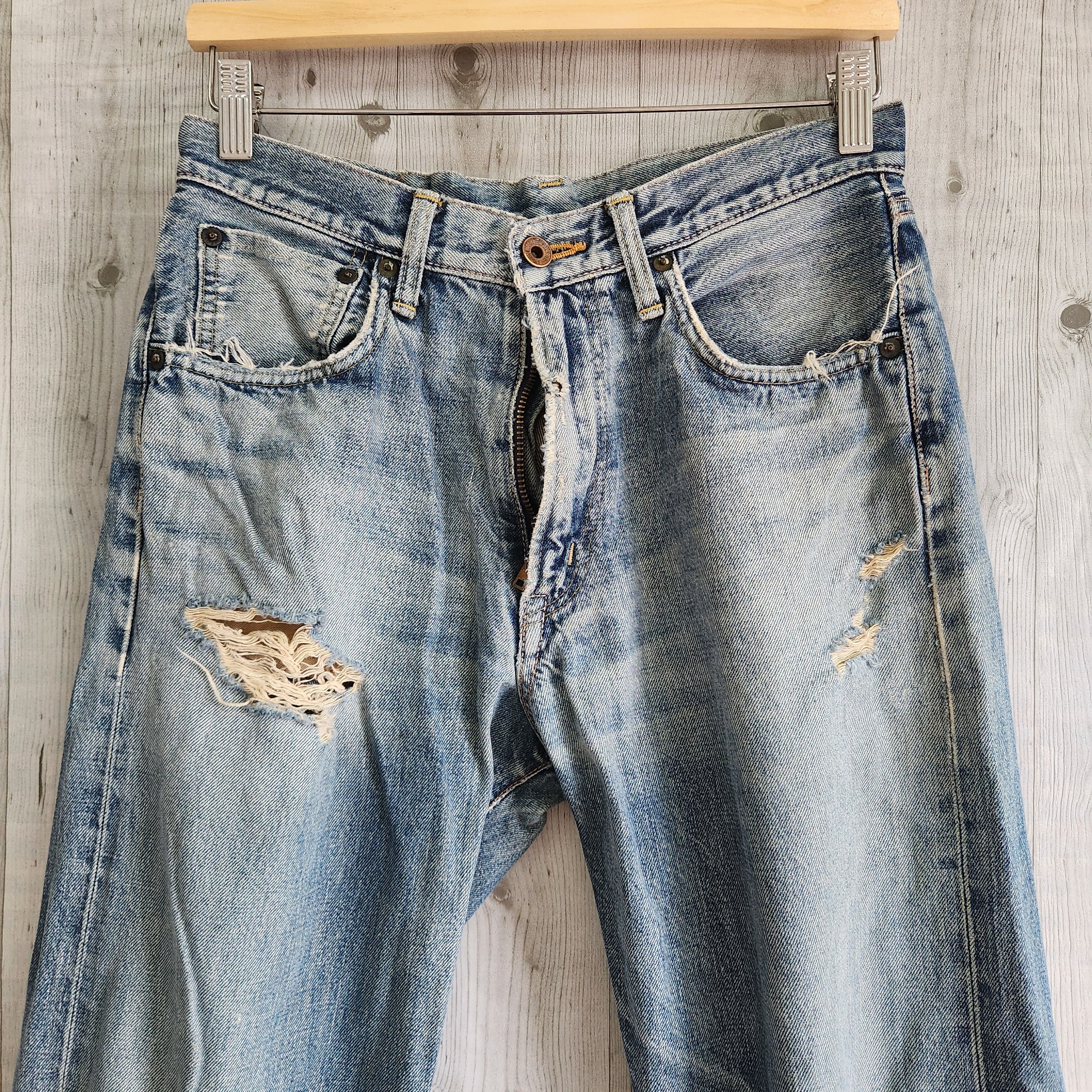 Edwin Vintage Distressed Edwin Redline Selvedge Jeans Size US 30 / EU 46 - 20 Thumbnail