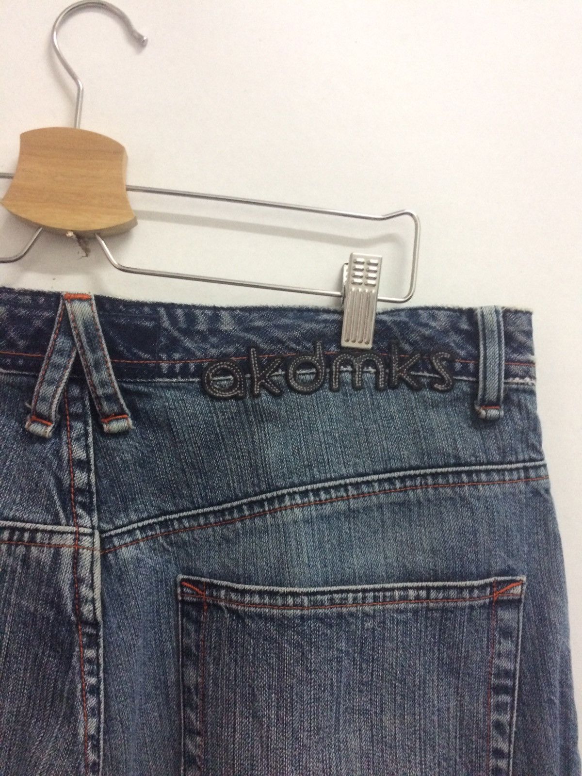 Akademiks × Japanese Brand BAGGY💀Akademiks denim jeans patchwork punk pants Size US 33 - 7 Thumbnail