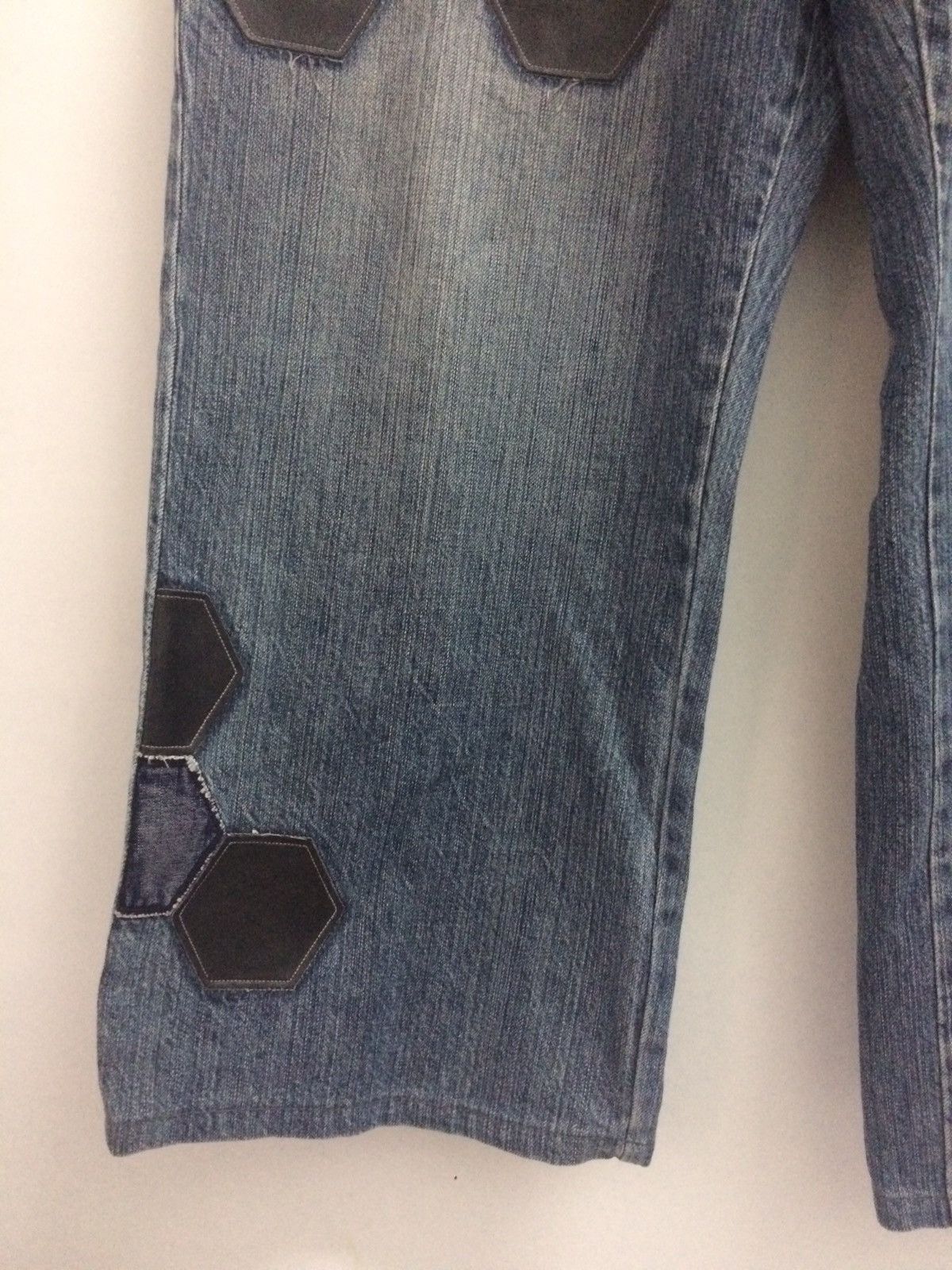 Akademiks × Japanese Brand BAGGY💀Akademiks denim jeans patchwork punk pants Size US 33 - 6 Thumbnail