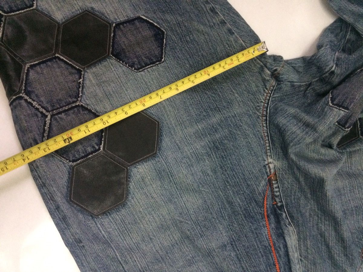 Akademiks × Japanese Brand BAGGY💀Akademiks denim jeans patchwork punk pants Size US 33 - 15 Thumbnail
