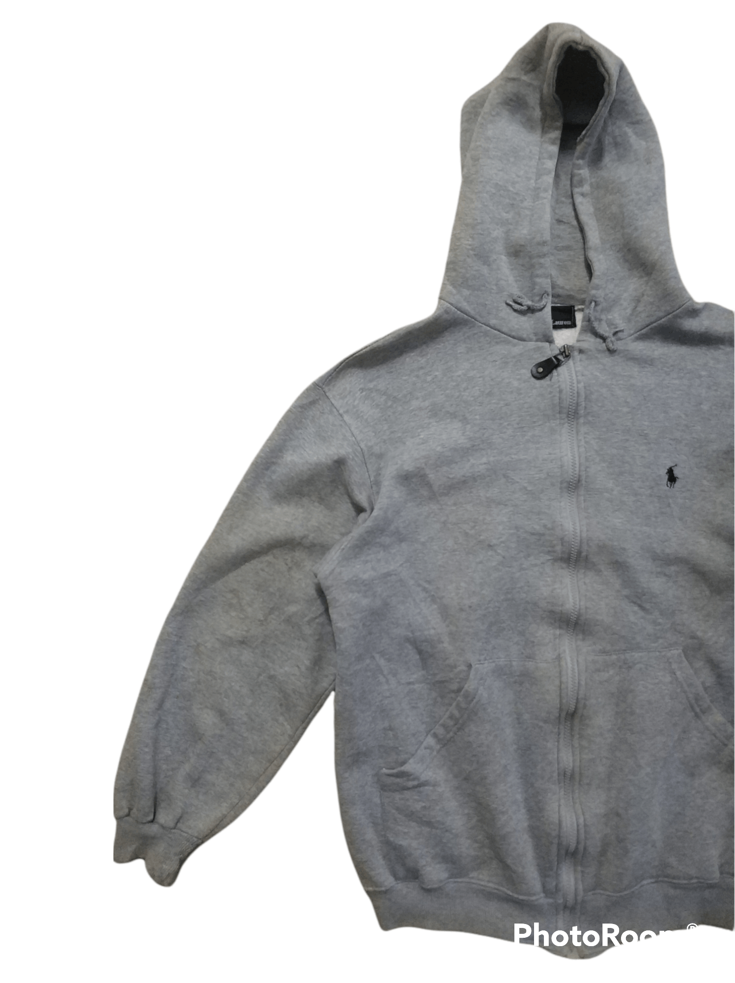 Polo Ralph Lauren 🔥Distressed Polo Ralph Lauren Zipper Hoodies Size US L / EU 52-54 / 3 - 4 Thumbnail
