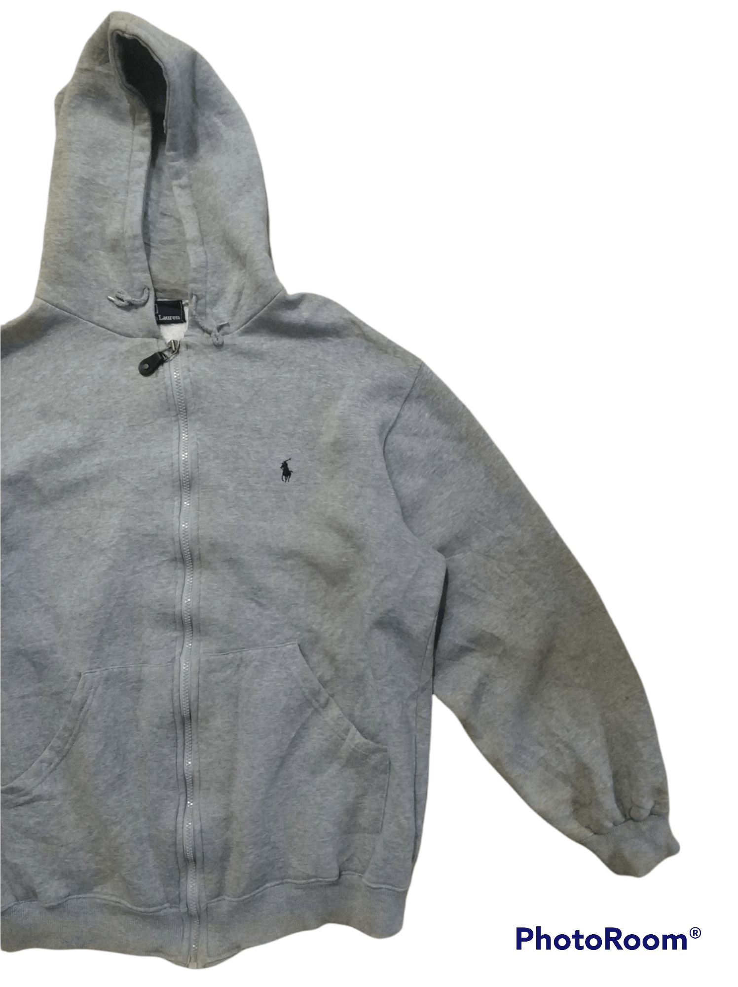 Polo Ralph Lauren 🔥Distressed Polo Ralph Lauren Zipper Hoodies Size US L / EU 52-54 / 3 - 3 Thumbnail