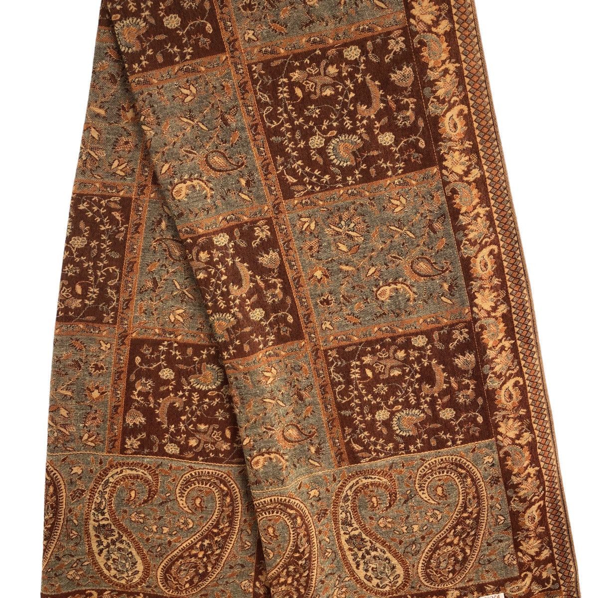 Vintage Vintage PASHMINA Scarves Muffler Paisley Design Size ONE SIZE - 2 Thumbnail