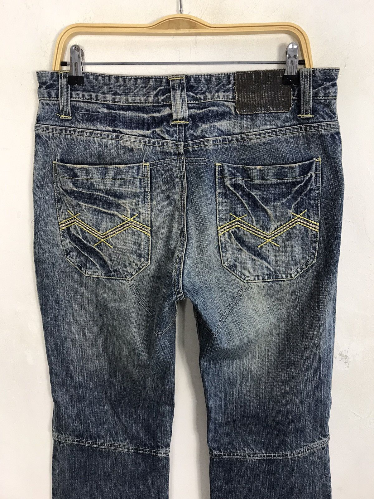 Japanese Brand × Vintage Vintage Kissmark Established 1997 Pocket Design Jeans Size US 33 - 9 Thumbnail