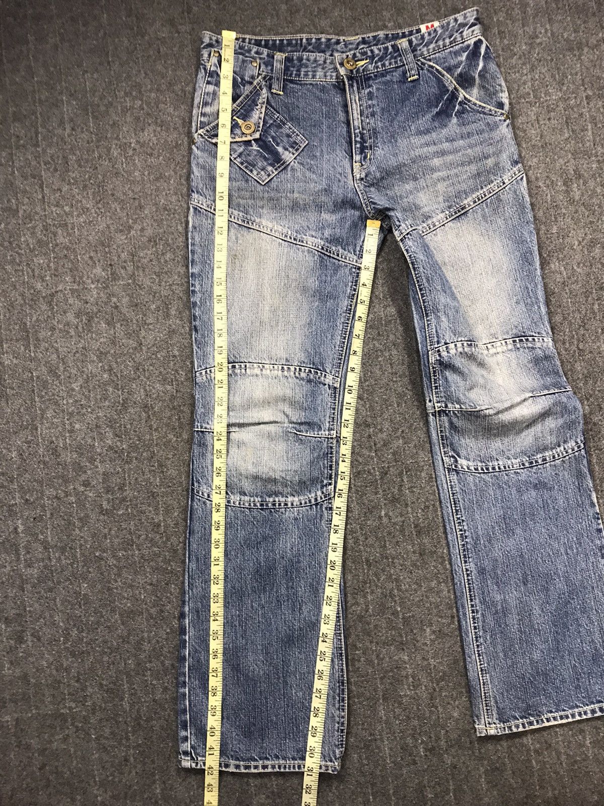 Japanese Brand × Vintage Vintage Kissmark Established 1997 Pocket Design Jeans Size US 33 - 19 Thumbnail