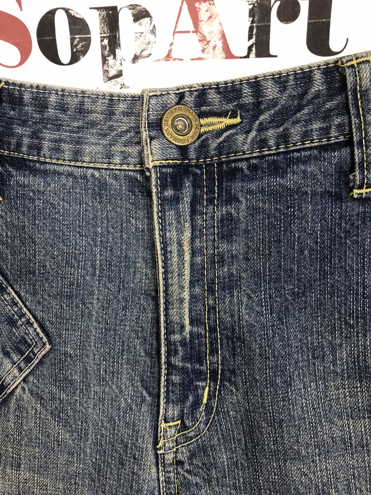 Japanese Brand × Vintage Vintage Kissmark Established 1997 Pocket Design Jeans Size US 33 - 6 Thumbnail