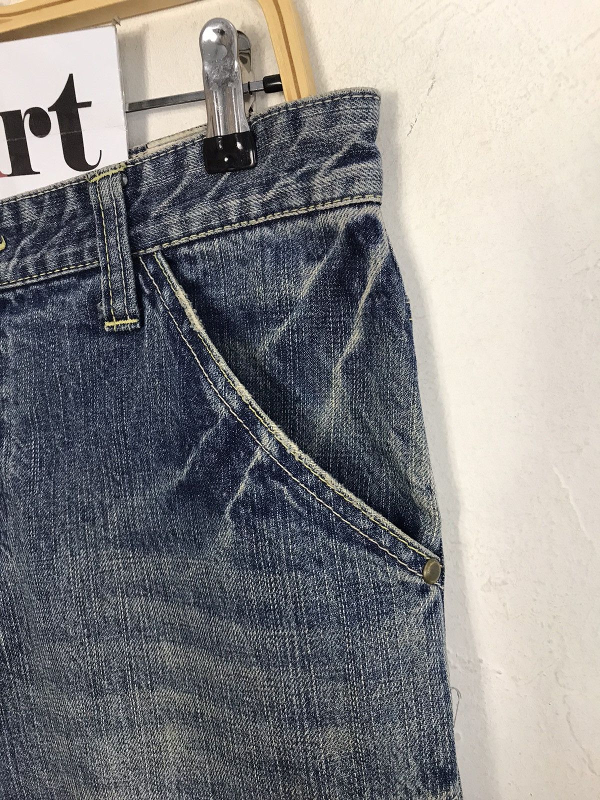 Japanese Brand × Vintage Vintage Kissmark Established 1997 Pocket Design Jeans Size US 33 - 5 Thumbnail
