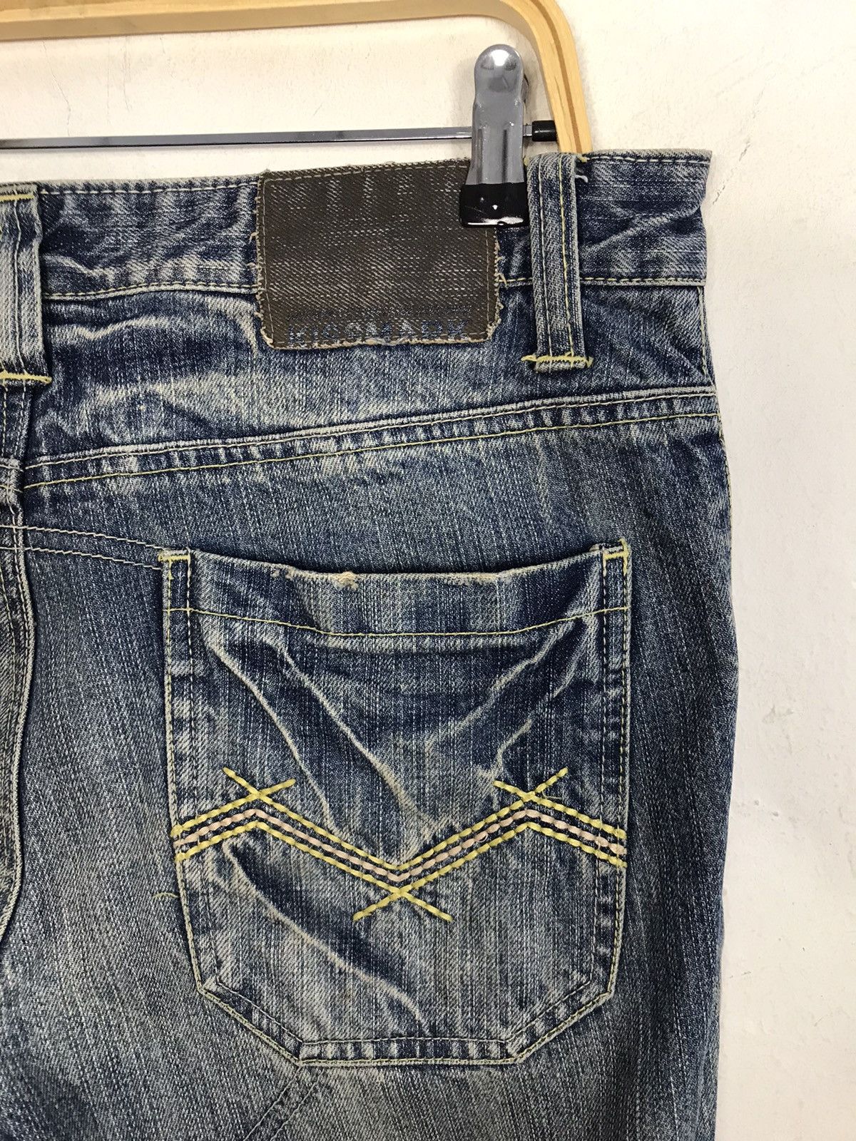 Japanese Brand × Vintage Vintage Kissmark Established 1997 Pocket Design Jeans Size US 33 - 10 Thumbnail