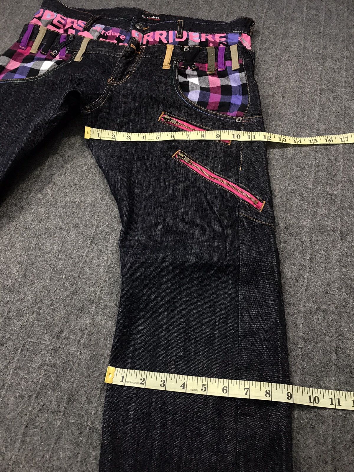 Japanese Brand × Vintage Vintage Sorridere Comfortable Wear Indigo Denim Design Size US 35 - 16 Thumbnail