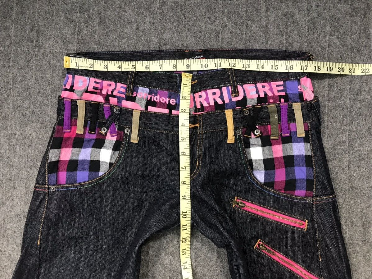 Japanese Brand × Vintage Vintage Sorridere Comfortable Wear Indigo Denim Design Size US 35 - 15 Thumbnail