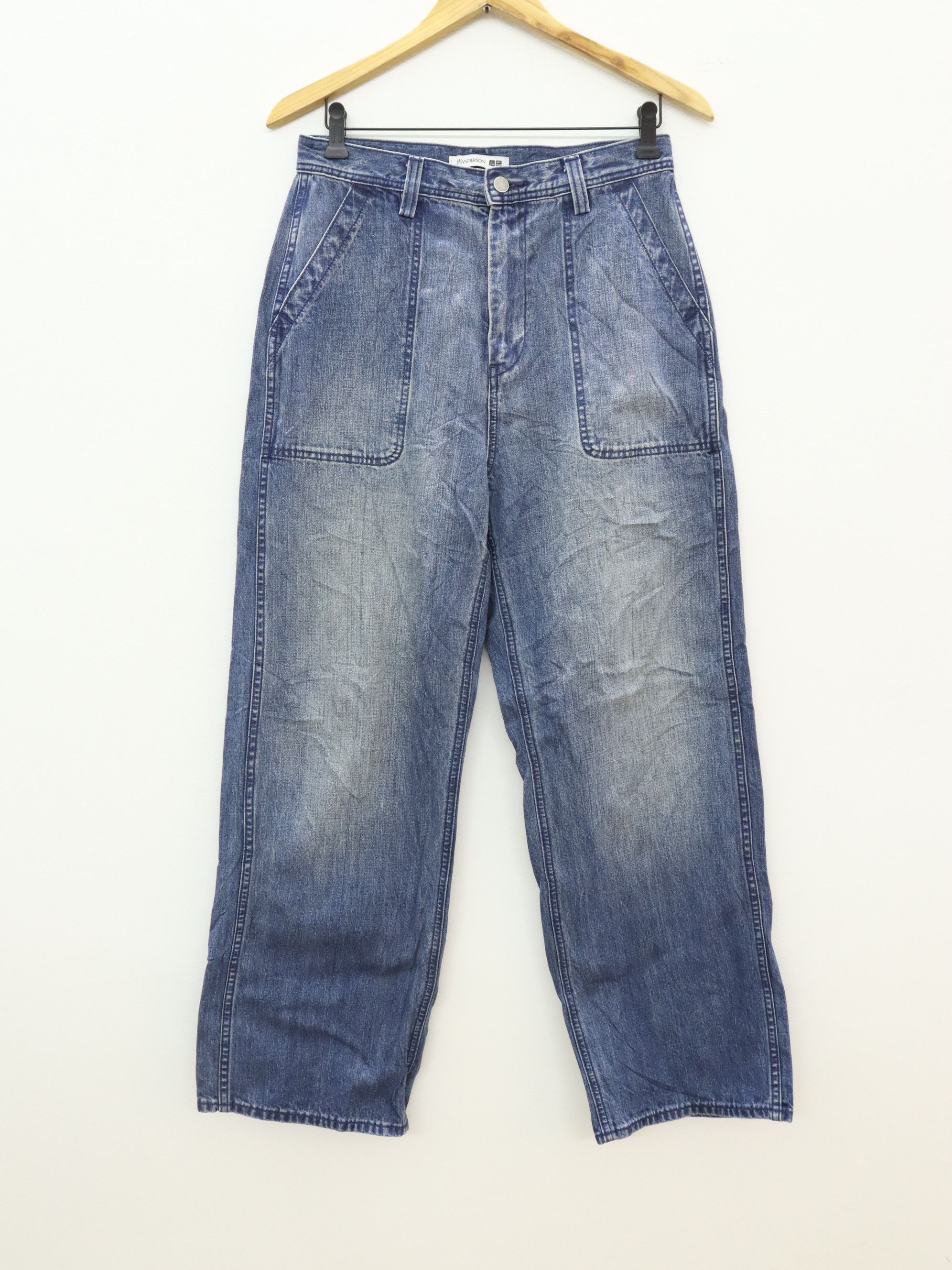JW Anderson Loose Relaxed Wide Fatigue Mid Rise Pant collabs Uniqlo Size US 30 / EU 46 - 3 Thumbnail