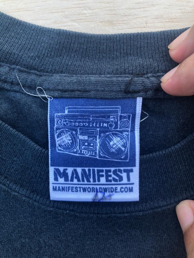 Rap Tees × Vintage vintage tee Manifest Hip Hop Rap A24 Size US M / EU 48-50 / 2 - 6 Thumbnail