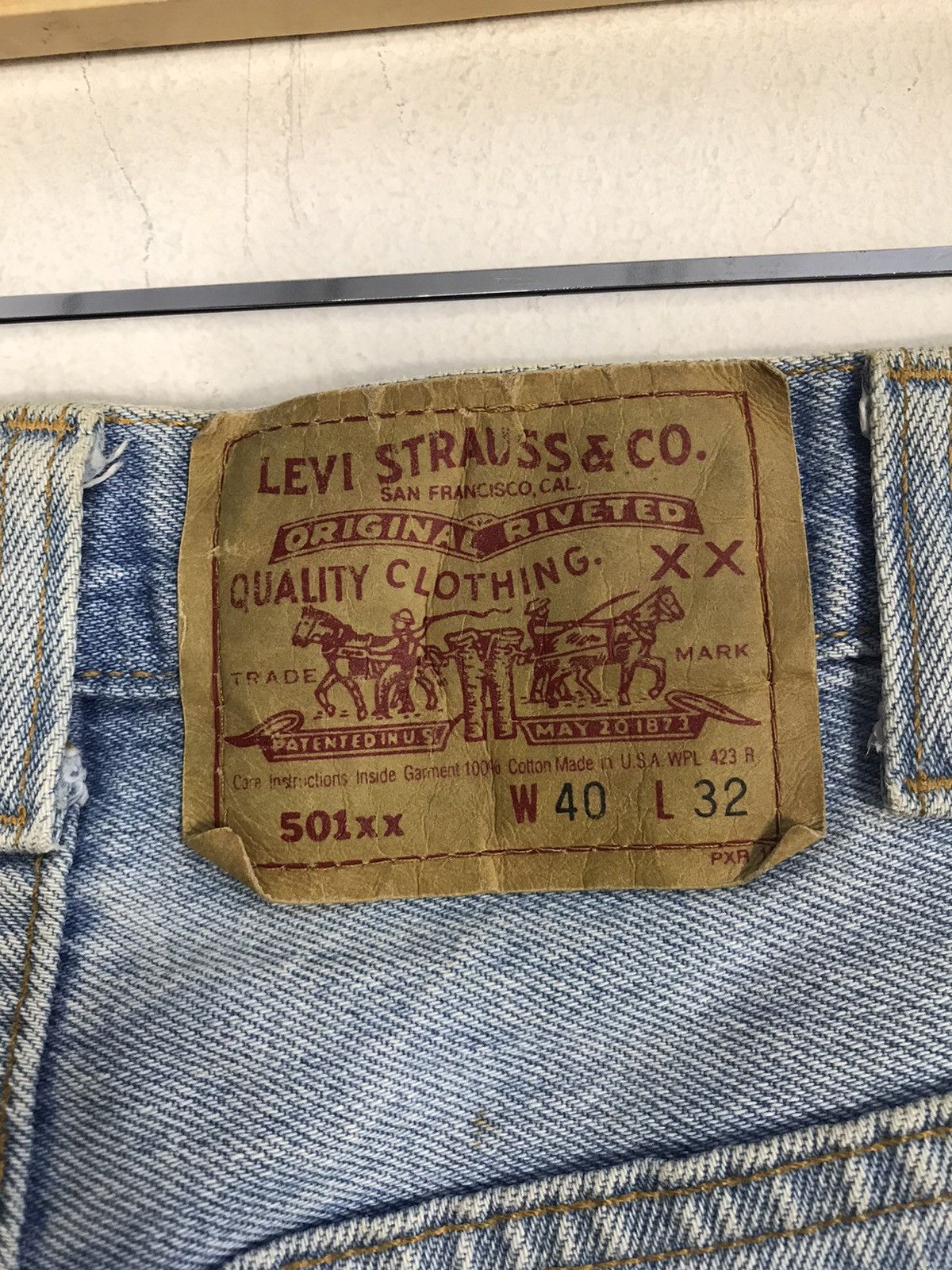 Levi's × Vintage Vintage Levi’s 501xx Made In Usa Design Size US 38 / EU 54 - 14 Thumbnail