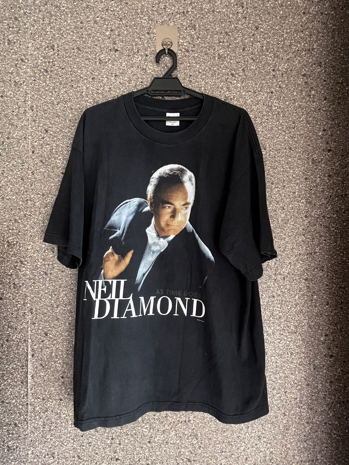 image of Vintage Neil Diamond Ft17 in Black, Men's (Size XL)