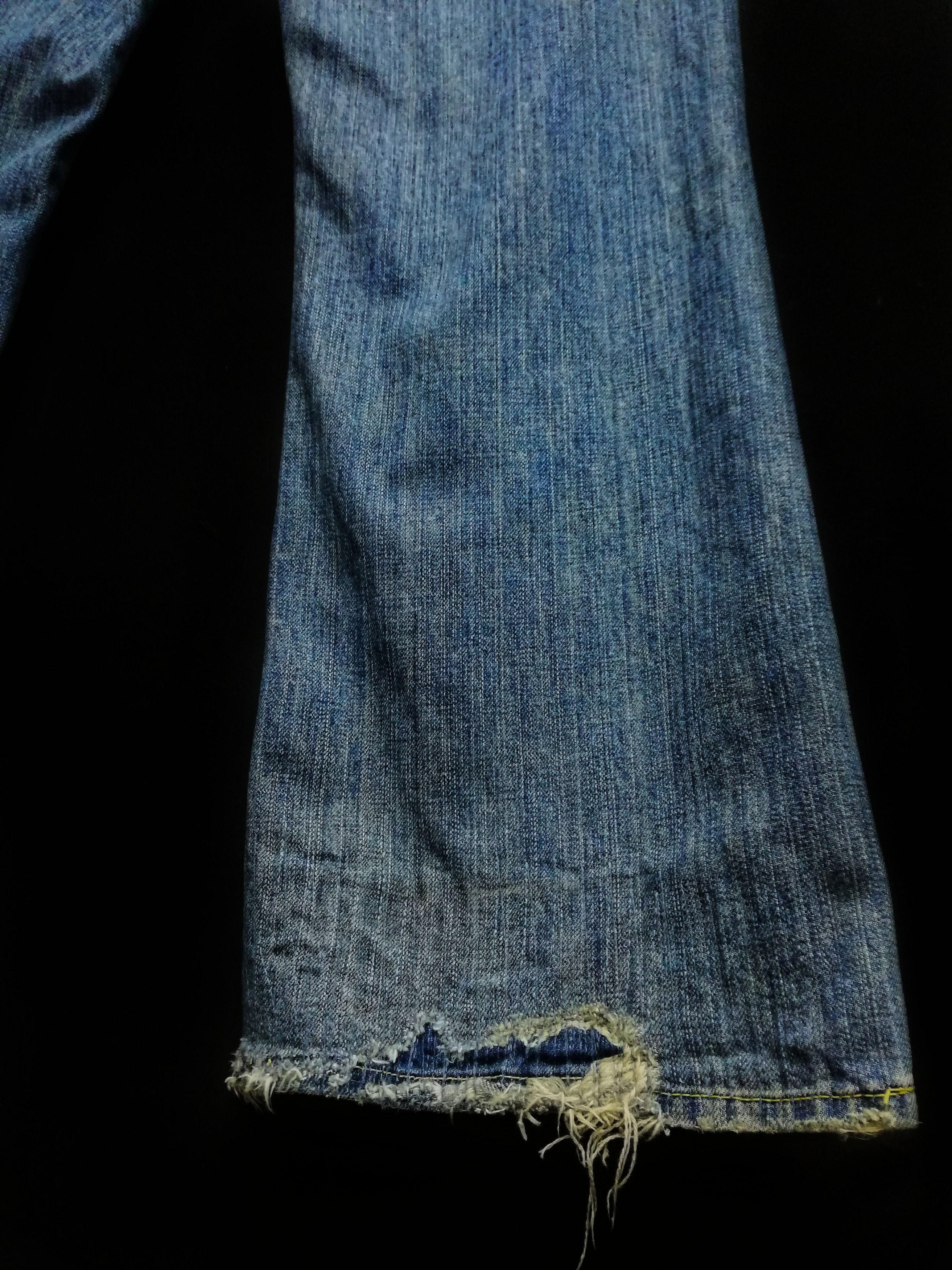 Tommy Hilfiger × Tommy Jeans 🔥Tommy Hilfiger Distressed Denim Sashiko Stitch Jeans🔥 Size US 33 - 12 Thumbnail