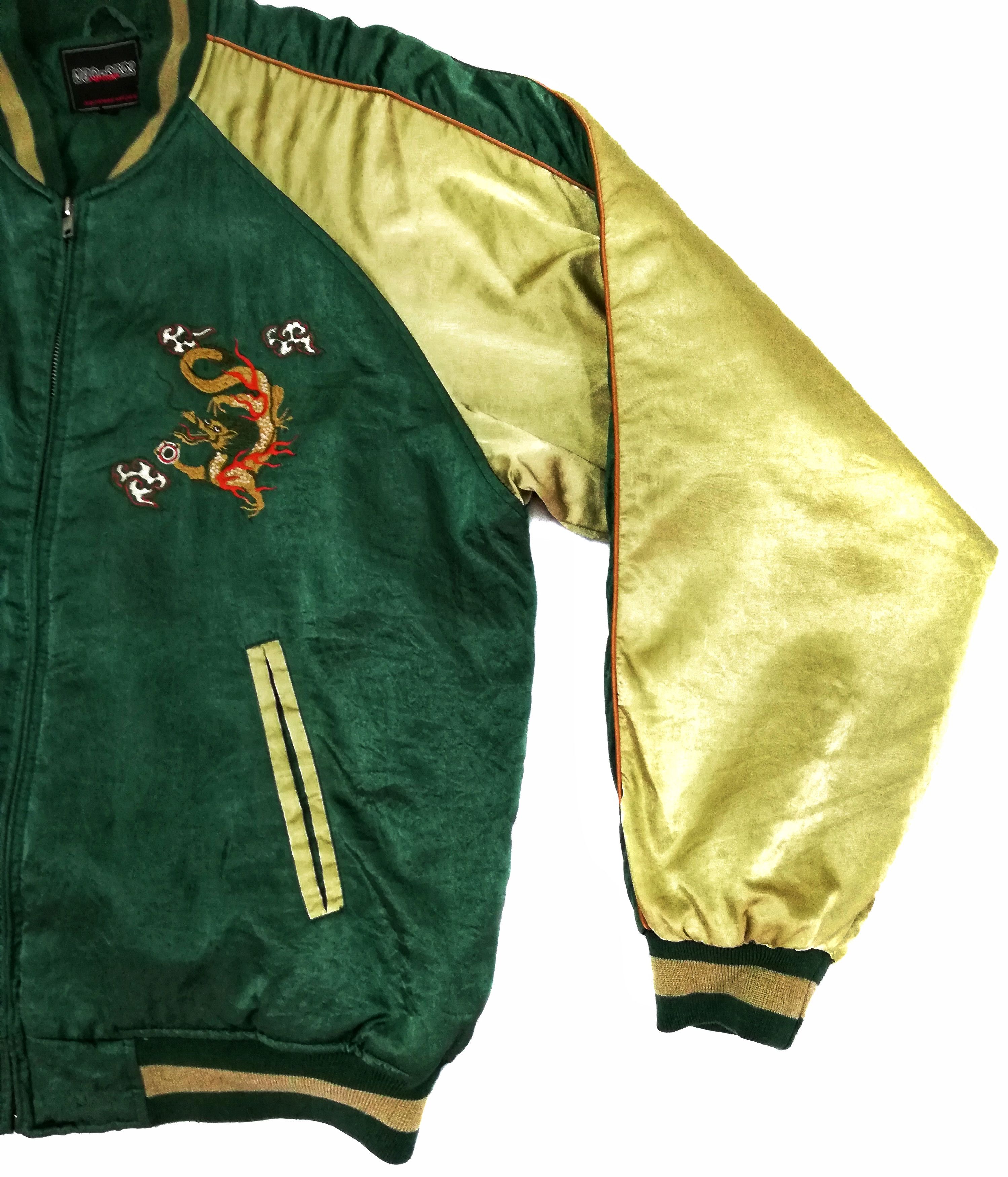 Japanese Brand 🔥SUKAJAN SOUVENIR DRAGON MOTIVE JAPAN SATIN JACKET🔥 Size US L / EU 52-54 / 3 - 4 Thumbnail