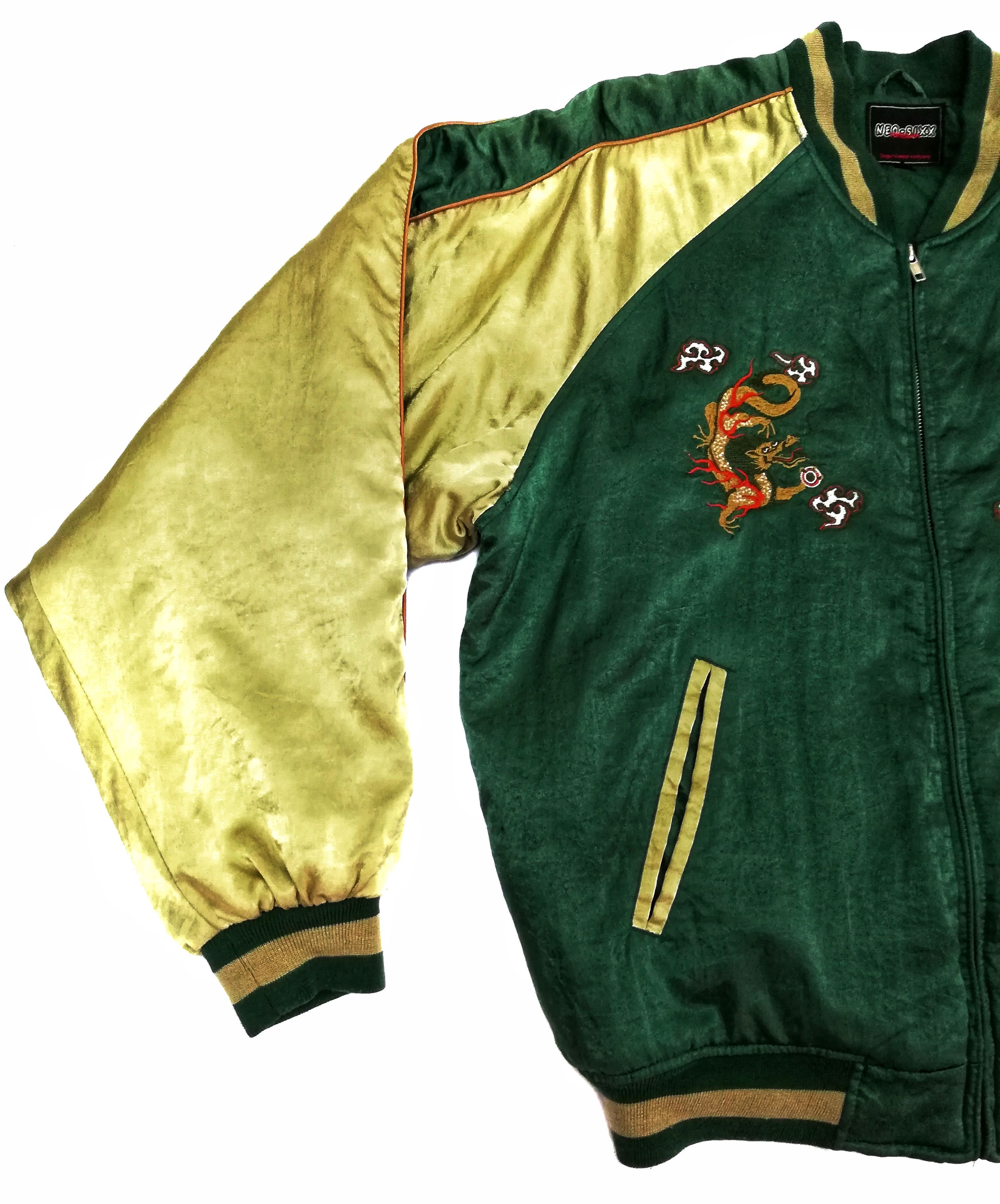Japanese Brand 🔥SUKAJAN SOUVENIR DRAGON MOTIVE JAPAN SATIN JACKET🔥 Size US L / EU 52-54 / 3 - 3 Thumbnail