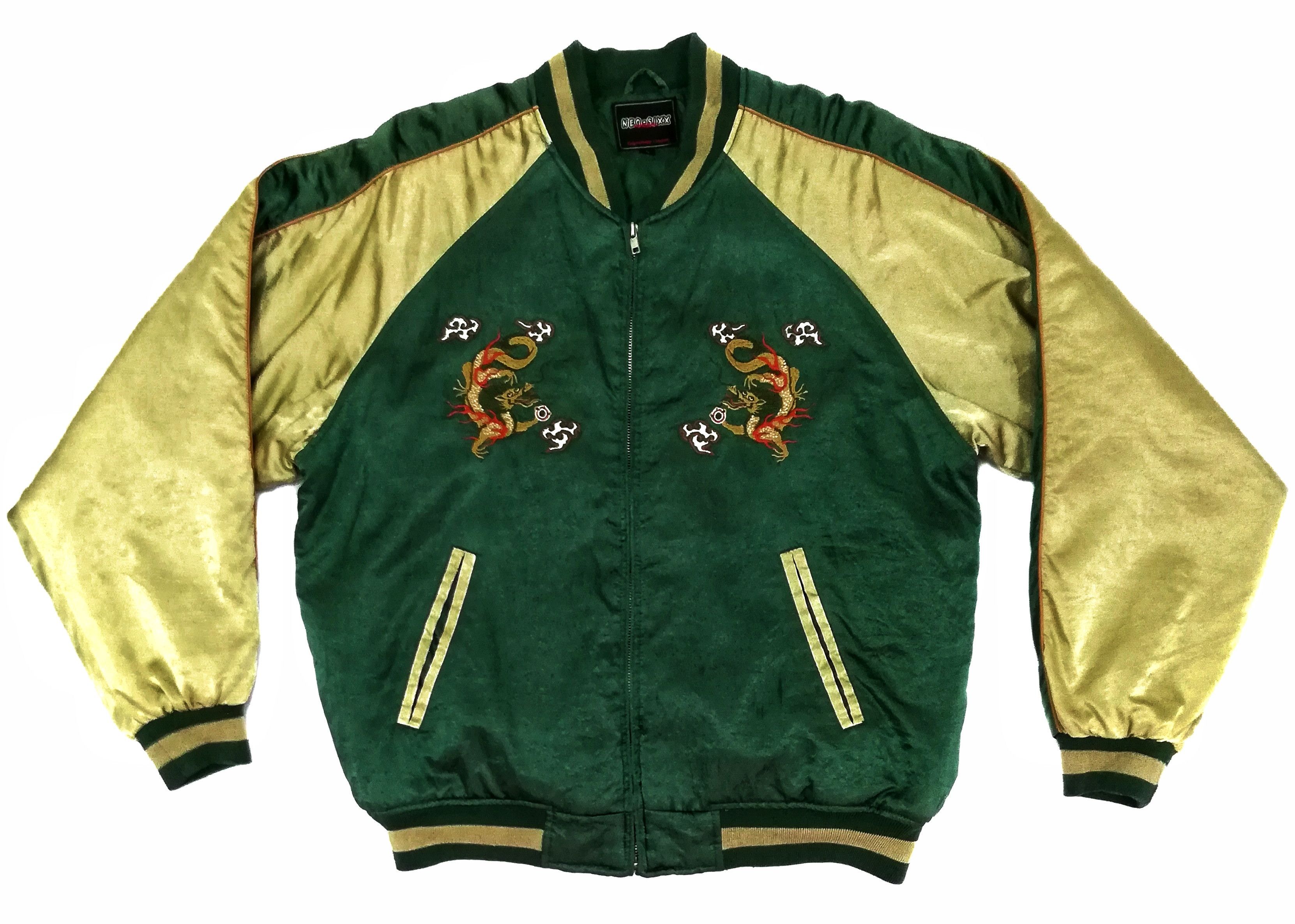 Japanese Brand 🔥SUKAJAN SOUVENIR DRAGON MOTIVE JAPAN SATIN JACKET🔥 Size US L / EU 52-54 / 3 - 2 Thumbnail