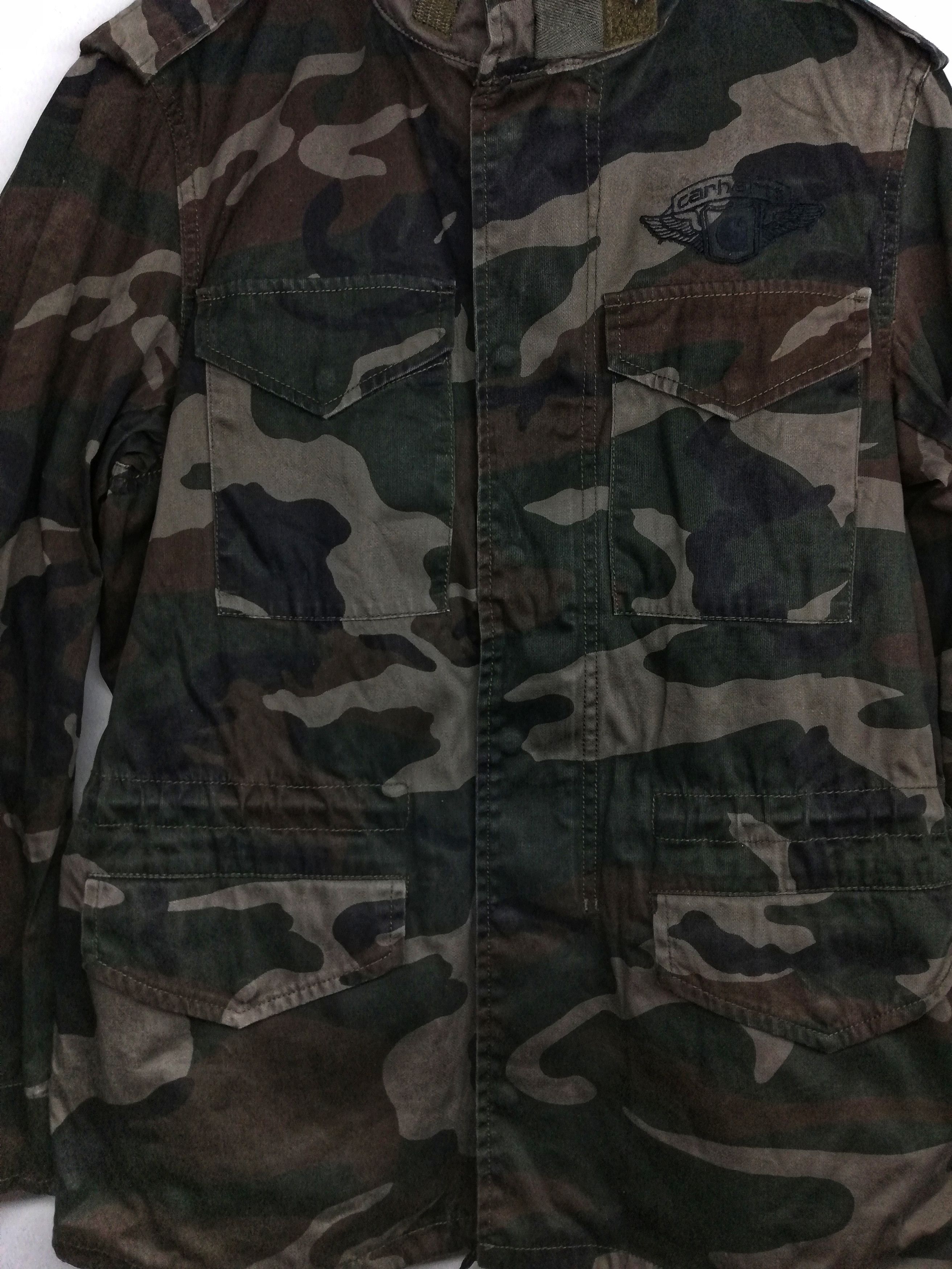 Carhartt 🔥GRAIL OG Carhartt Woodland Camo Death From Above M-65 Size US M / EU 48-50 / 2 - 3 Thumbnail
