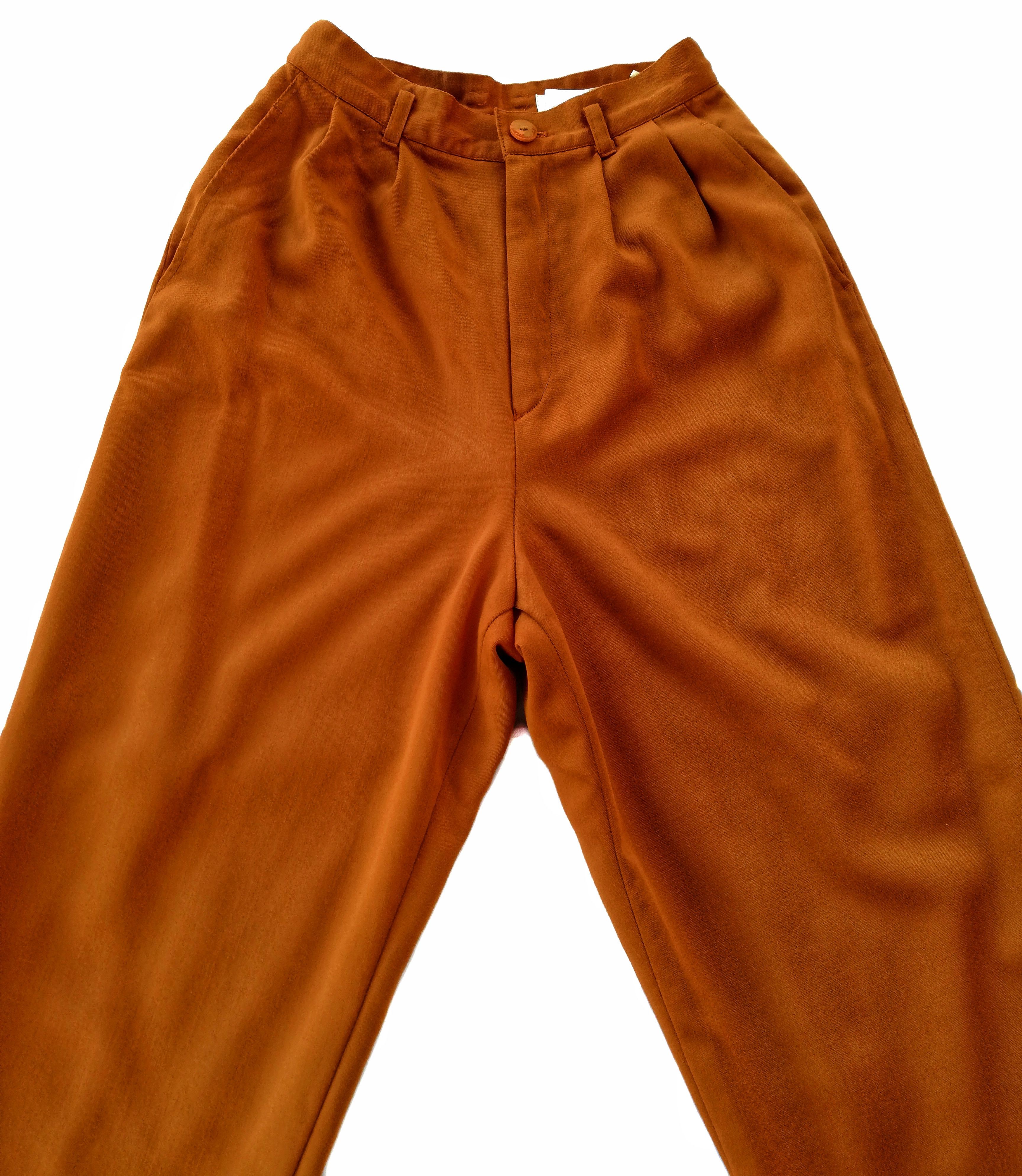 Designer 🔥Very Rare Vintage Atelier Sab Wool Trousers Casual Pants Size US 26 / EU 42 - 4 Thumbnail