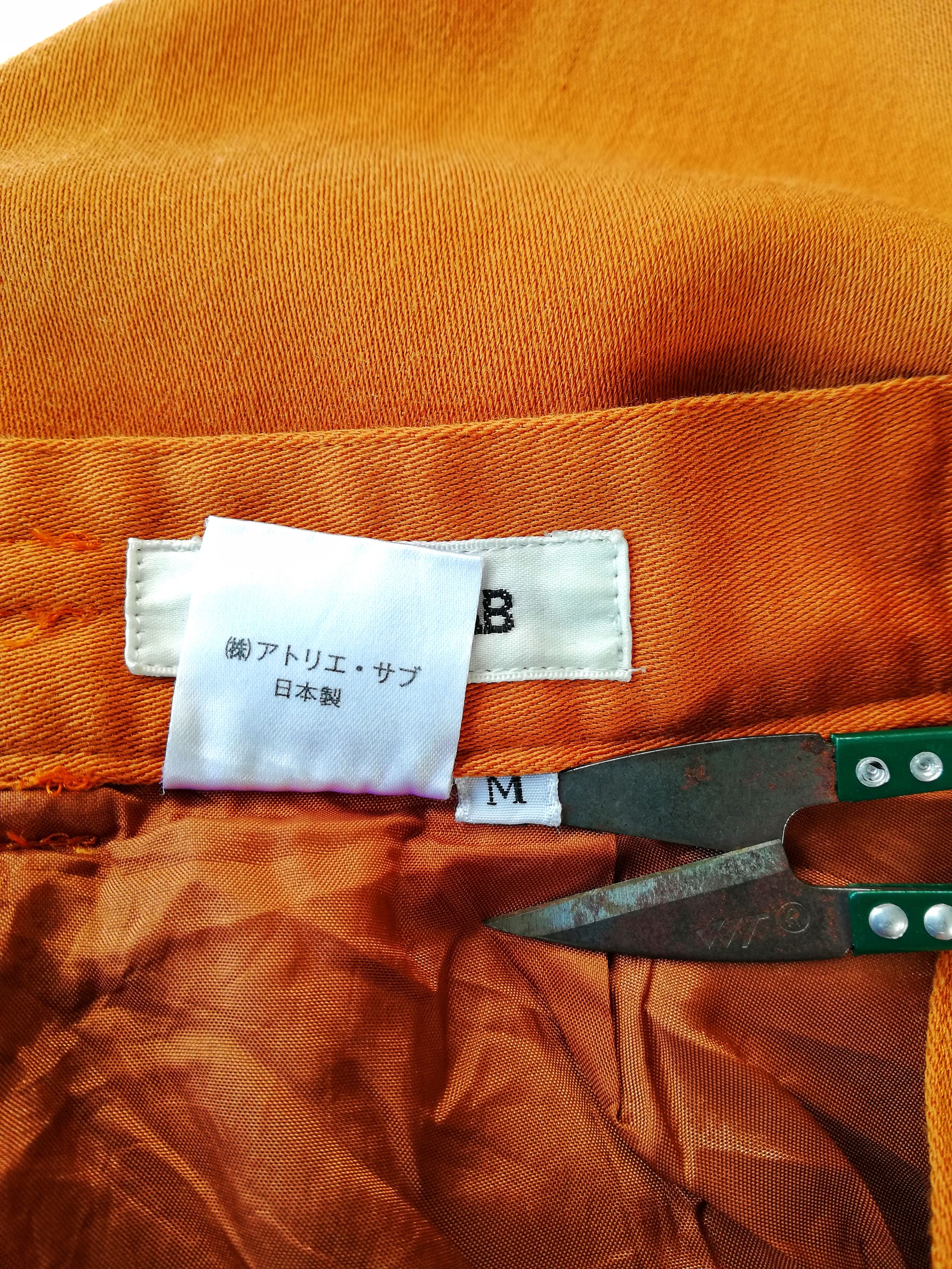 Designer 🔥Very Rare Vintage Atelier Sab Wool Trousers Casual Pants Size US 26 / EU 42 - 8 Thumbnail