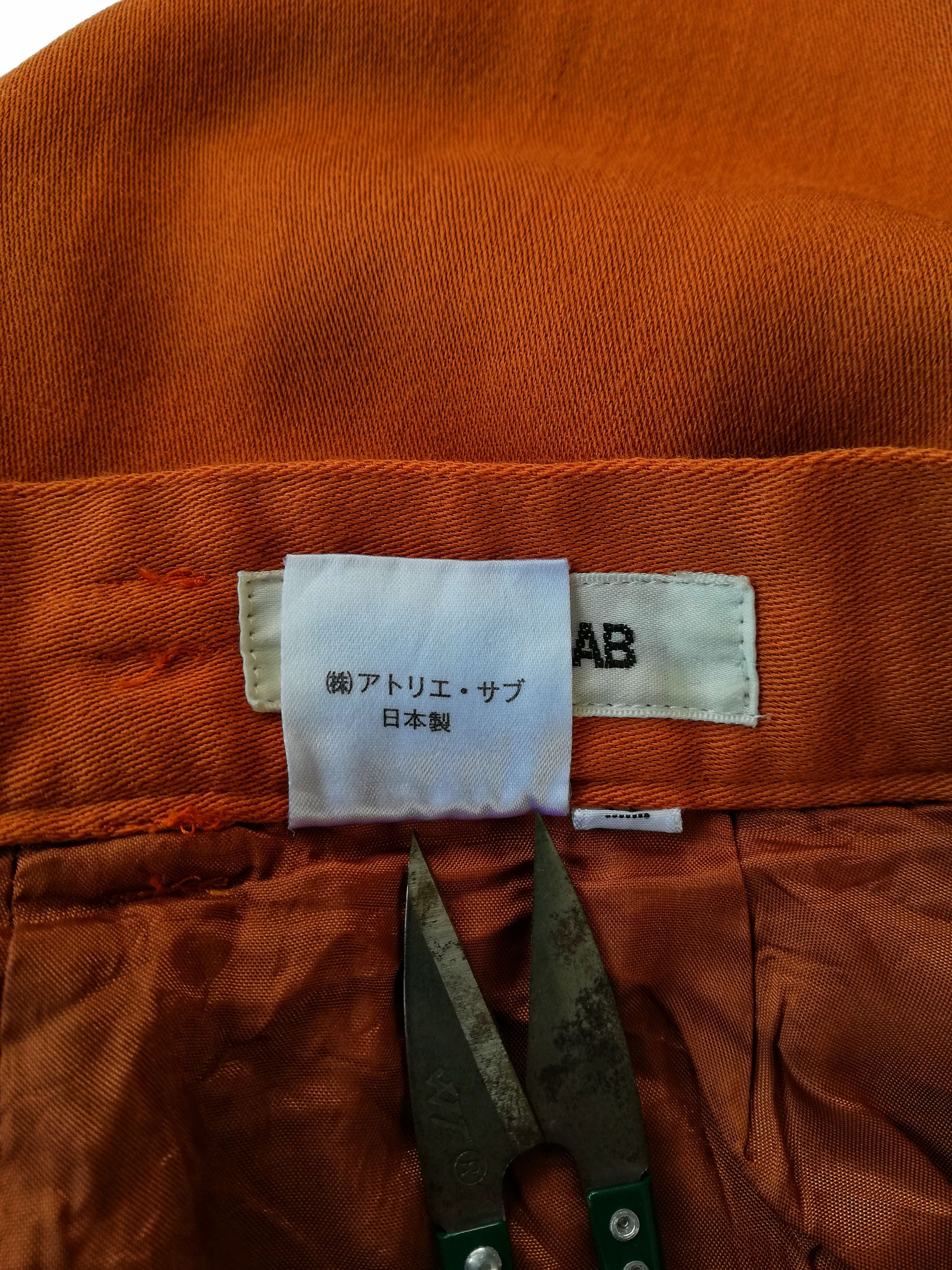 Designer 🔥Very Rare Vintage Atelier Sab Wool Trousers Casual Pants Size US 26 / EU 42 - 7 Thumbnail