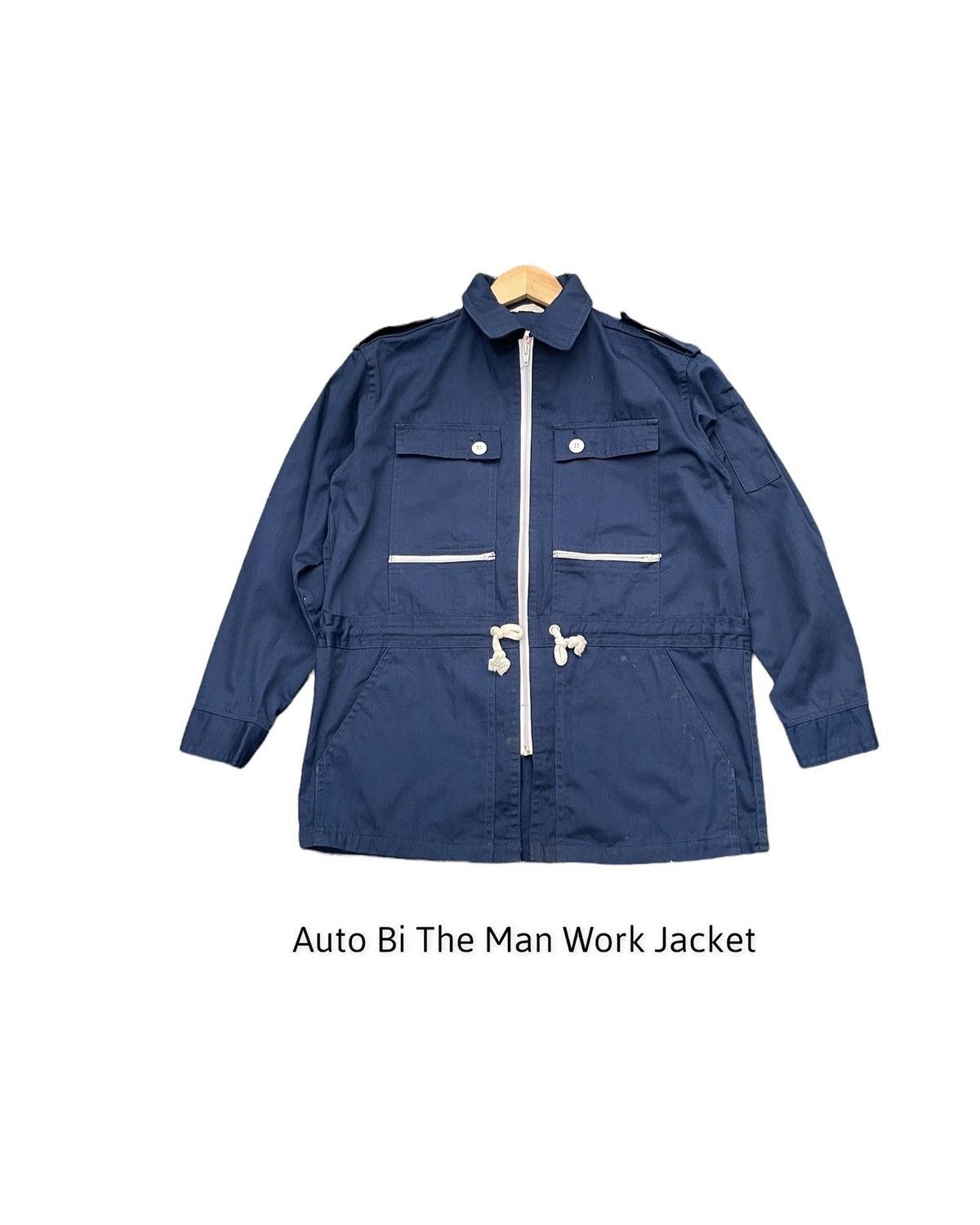Japanese Brand Auto bi theman Workers Jacket Size US L / EU 52-54 / 3 - 1 Thumbnail