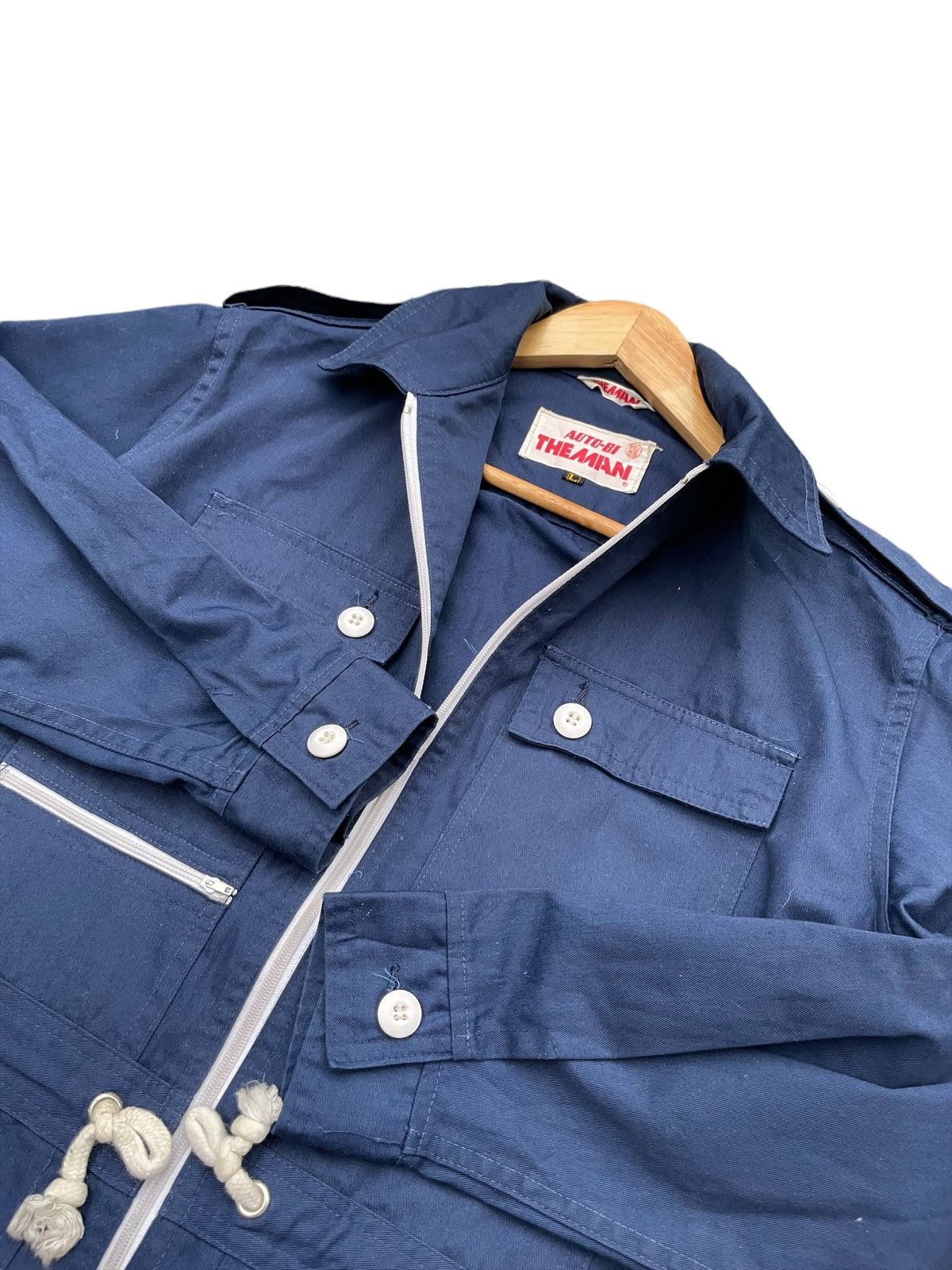 Japanese Brand Auto bi theman Workers Jacket Size US L / EU 52-54 / 3 - 9 Thumbnail