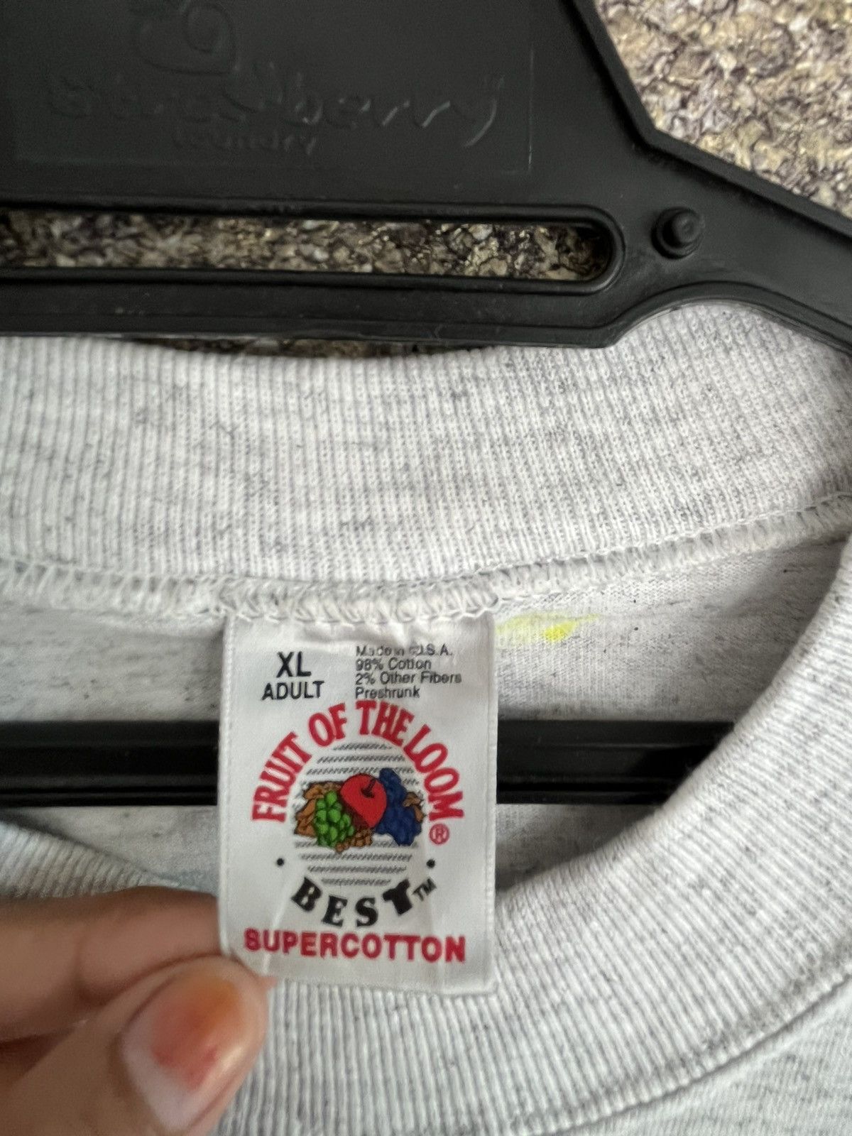 Vintage Fruit of the loom ft17 Size US XL / EU 56 / 4 - 4 Thumbnail