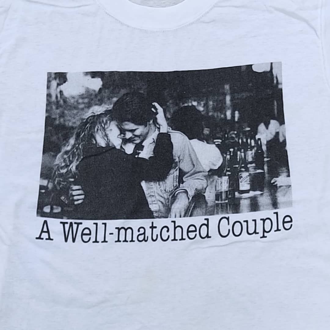Vintage vintage tee A Well Matched Couple A29 Size US L / EU 52-54 / 3 - 2 Thumbnail