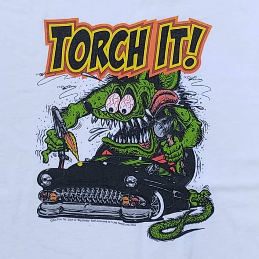 Vintage vintage tee Ed Big Daddy Roth Torch It A29 Size US M / EU 48-50 / 2 - 2 Thumbnail