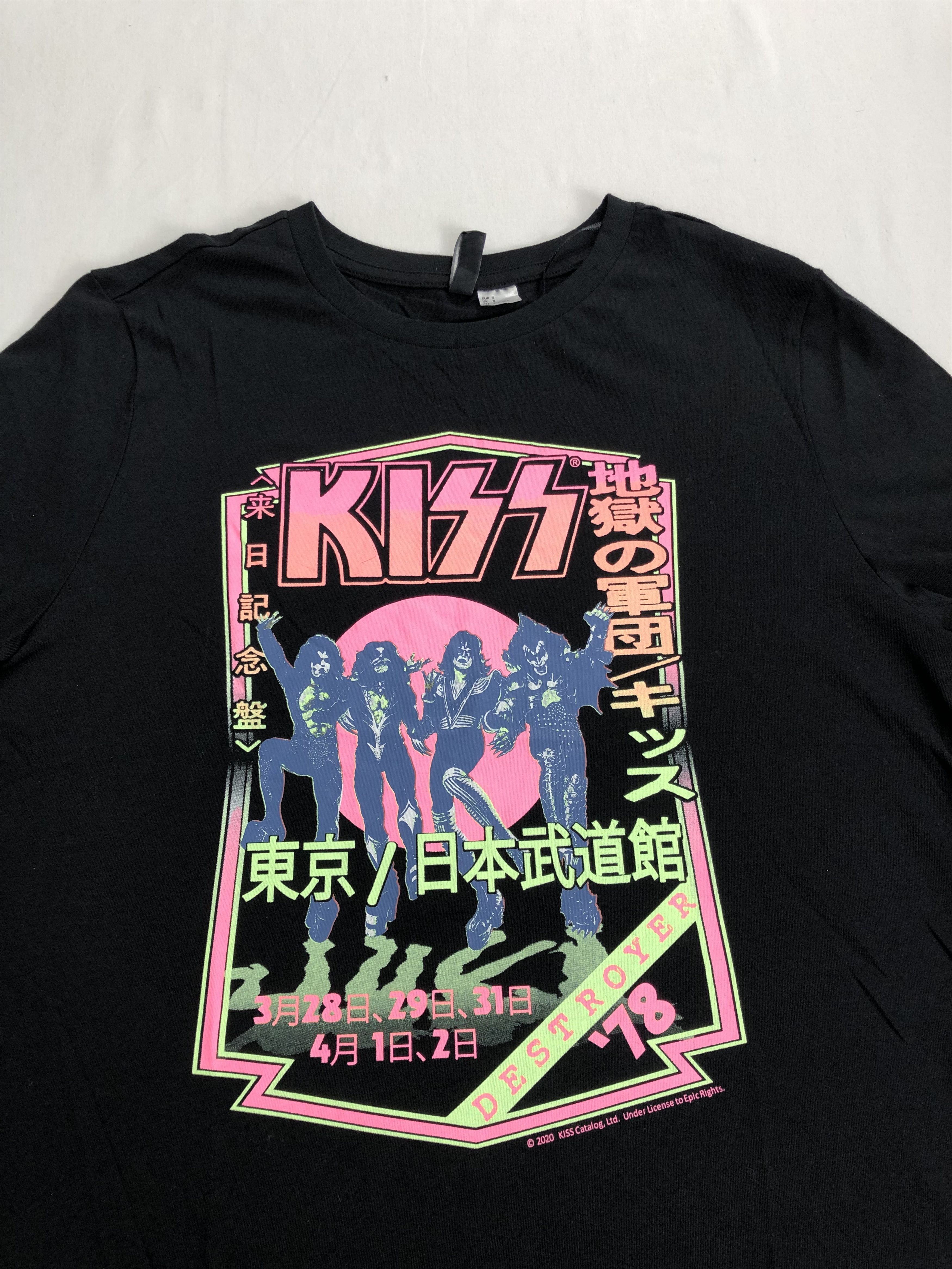 Band Tees Kiss H&M 2020 Tee (Mötley Crüe Rolling Stones Van Halen) Size US S / EU 44-46 / 1 - 2 Thumbnail